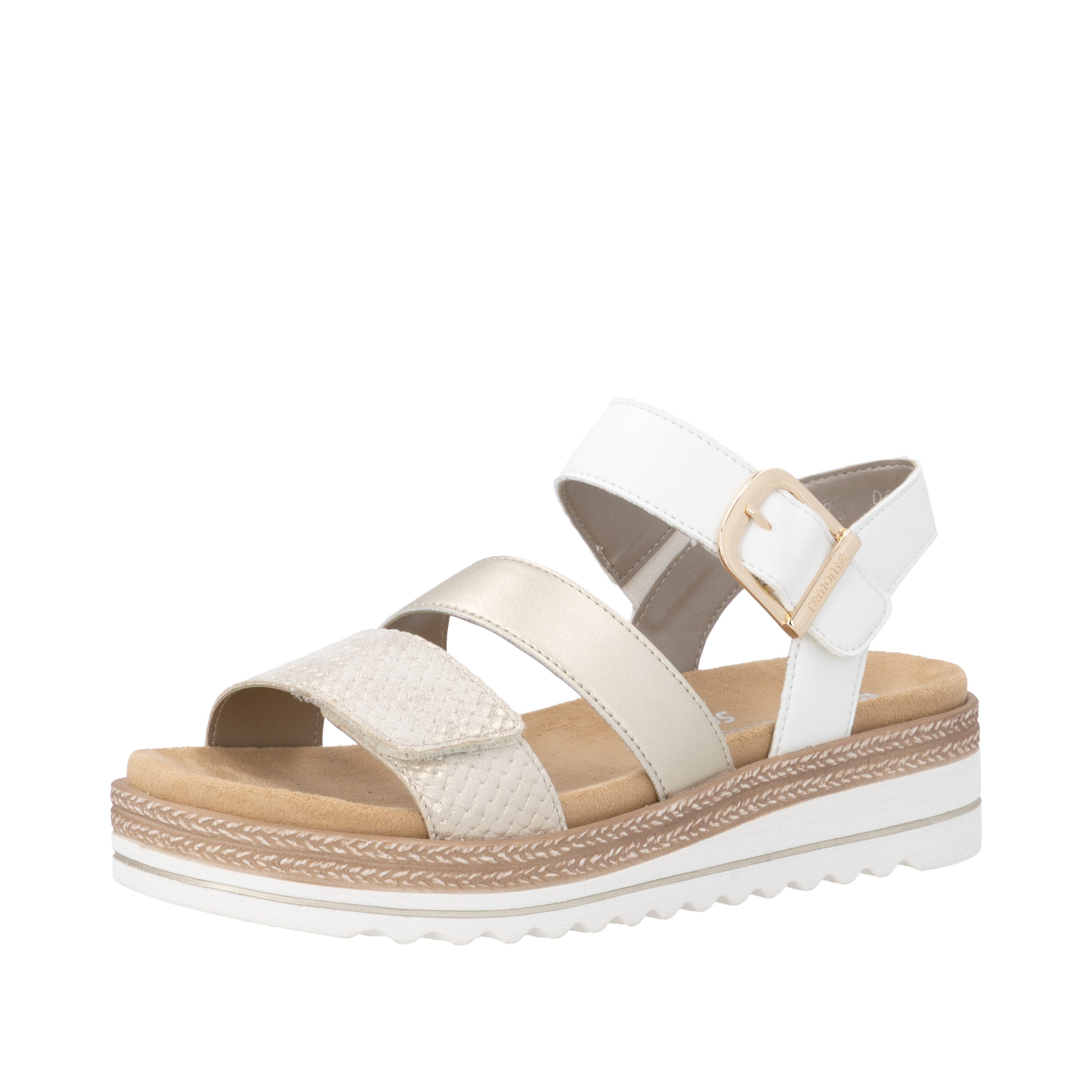 Remonte Keilsandalette Keilabsatz, Sommerschuh, Sandale in veganer Verarbeitung