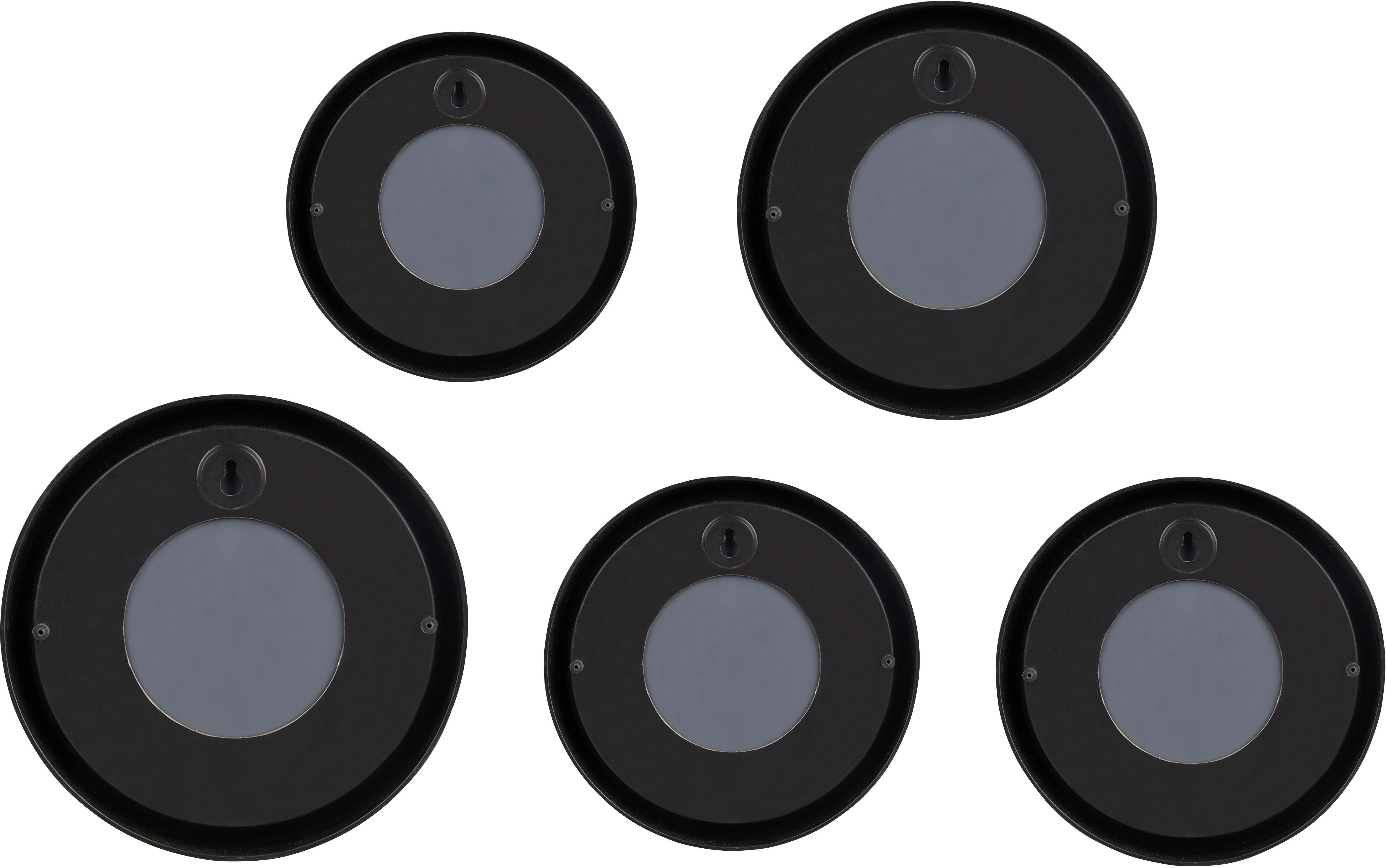 MIRRORS AND MORE Dekospiegel Vivien (Set, 5-St), Wandspiegel, rund günstig online kaufen