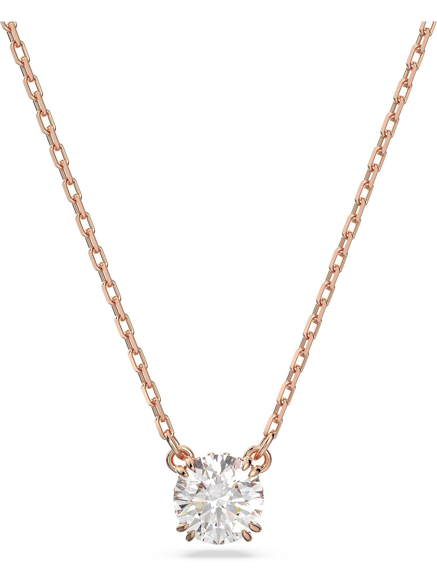 Swarovski Collier Swarovski Damen-Kette Metall Swarovski-Kristall