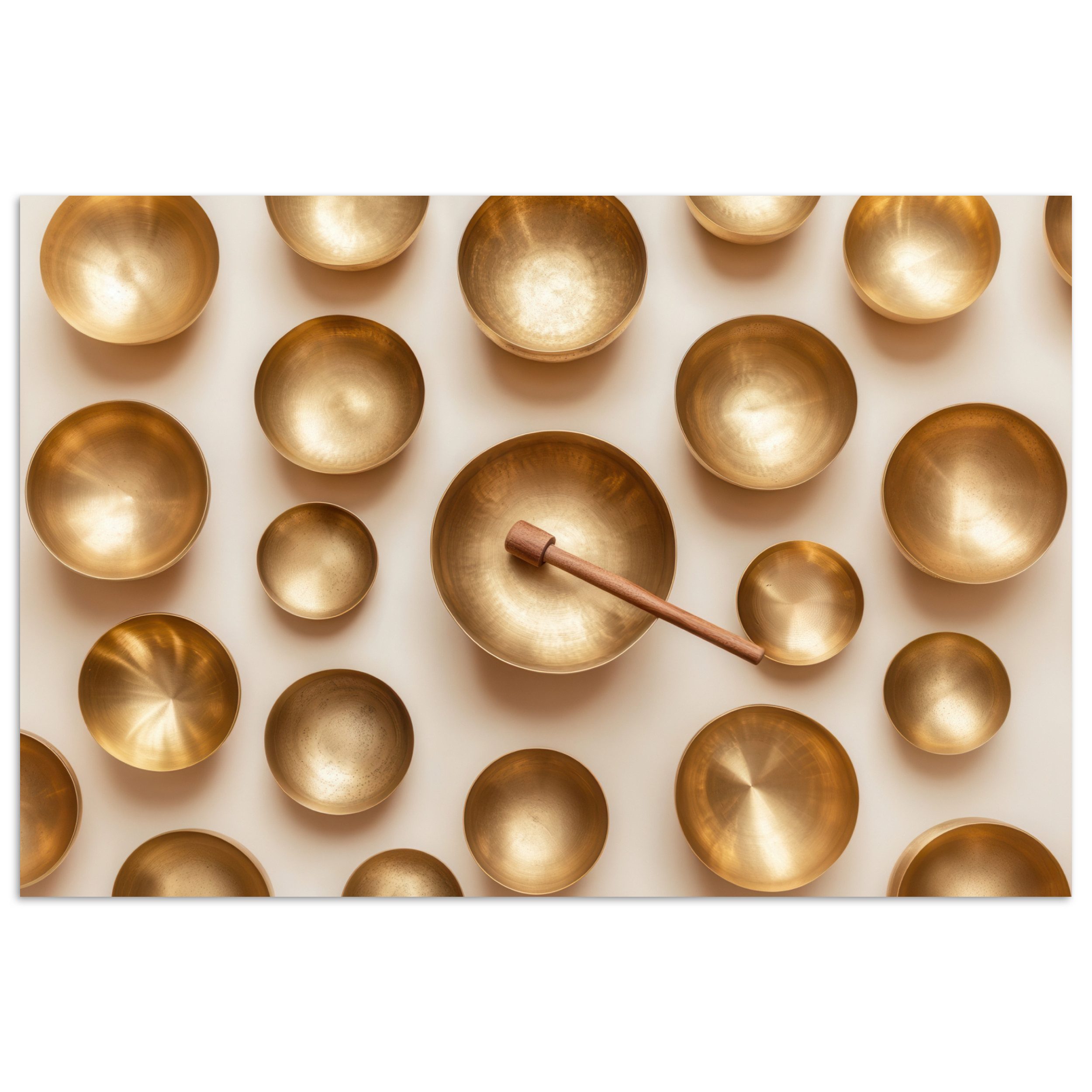 MuchoWow Poster Symmetrisch - Gold - günstig online kaufen