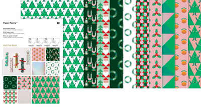 Rico Design Motivpapier Merry Christmas, 25 Blatt, A4