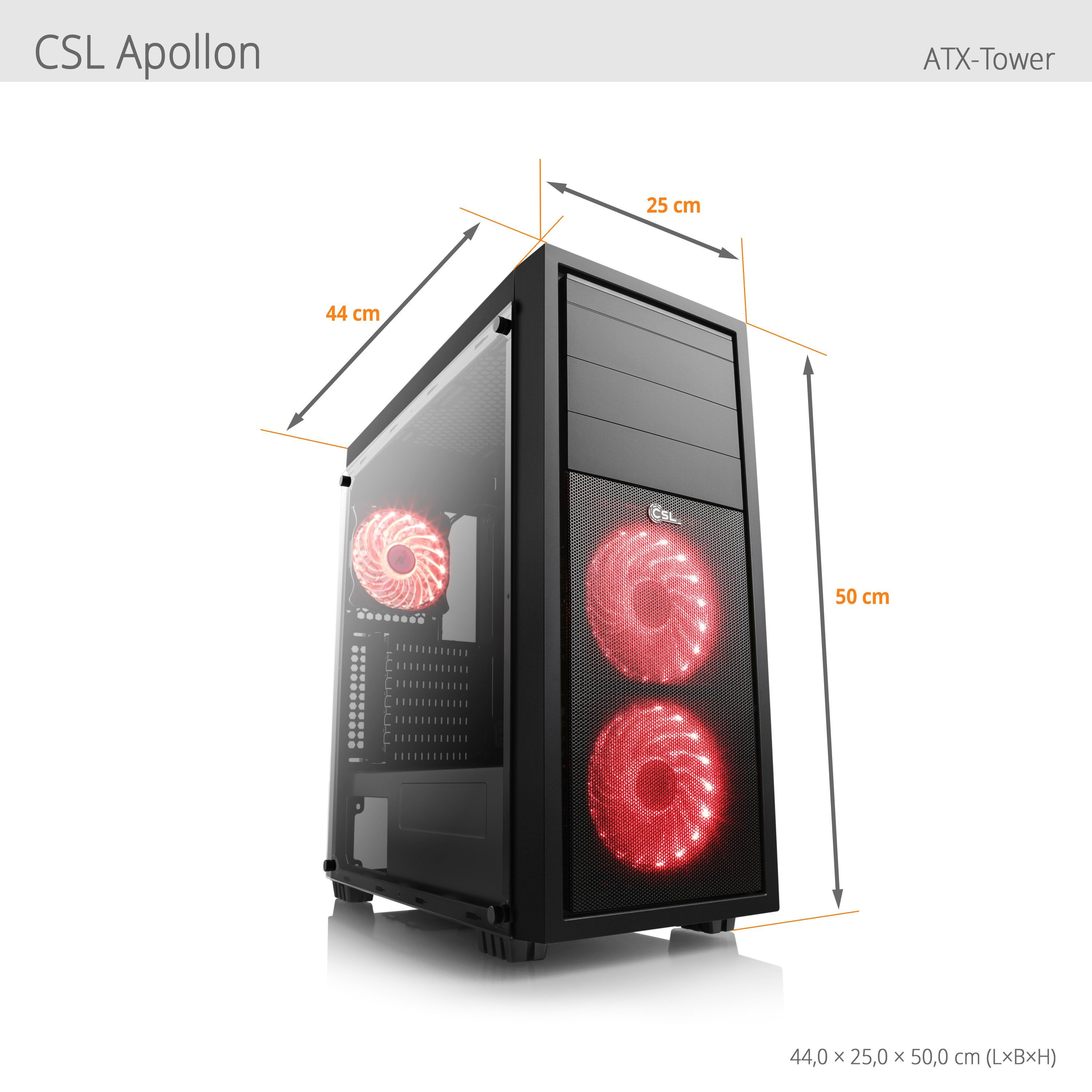 CSL HydroX V29314 Gaming-PC (Intel Core i9 13900KF, GeForce RTX 3060, 32 GB RAM, 1000 GB SSD, Wasserkühlung)
