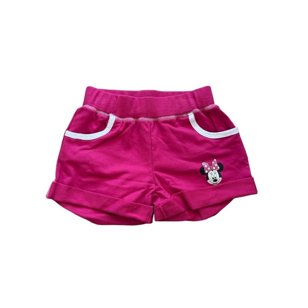 Jogginghose Kurze Jogginghose für Mädchen, Minnie Maus, Blau oder Pink, Größe