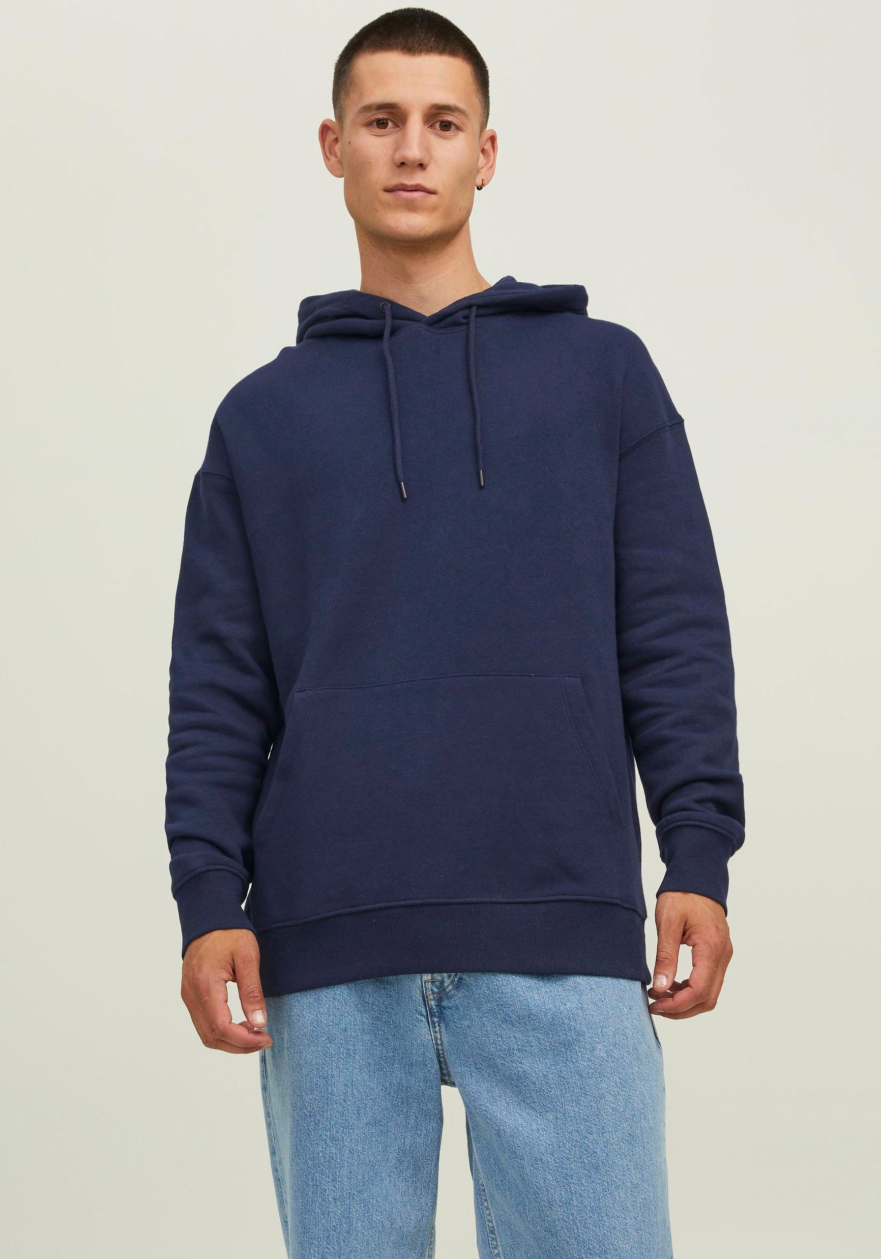 Jack & Jones Kapuzensweatshirt STAR BASIC SWEAT HOOD navy blazer