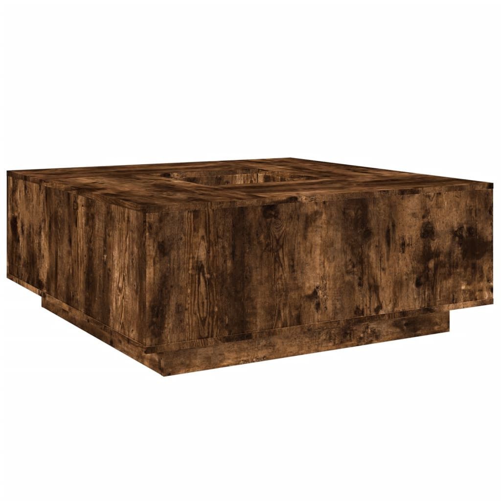 vidaXL Couchtisch Couchtisch Räuchereiche 100x100x40 cm günstig online kaufen
