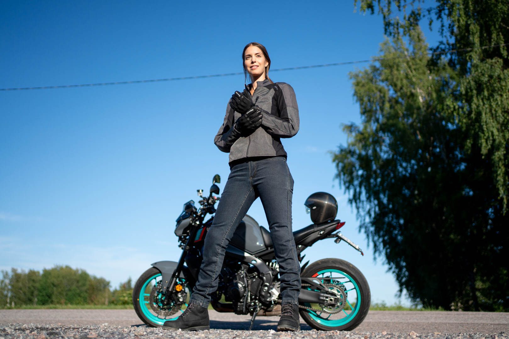 Halvarssons Motorradhose Rogen Damen Motorrad Jeans