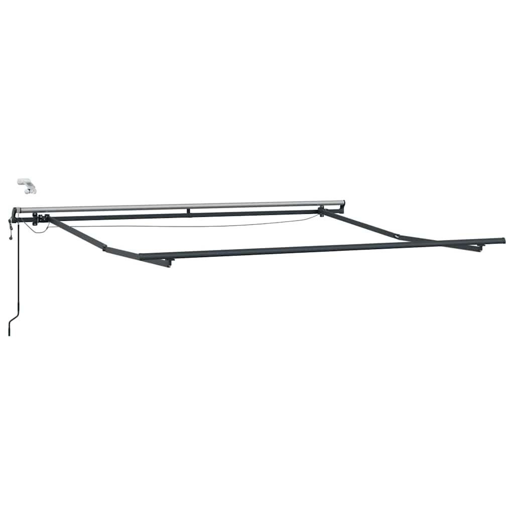 vidaXL Markise Markisenrahmen Anthrazit 300 x 250 cm Aluminium (1-St)
