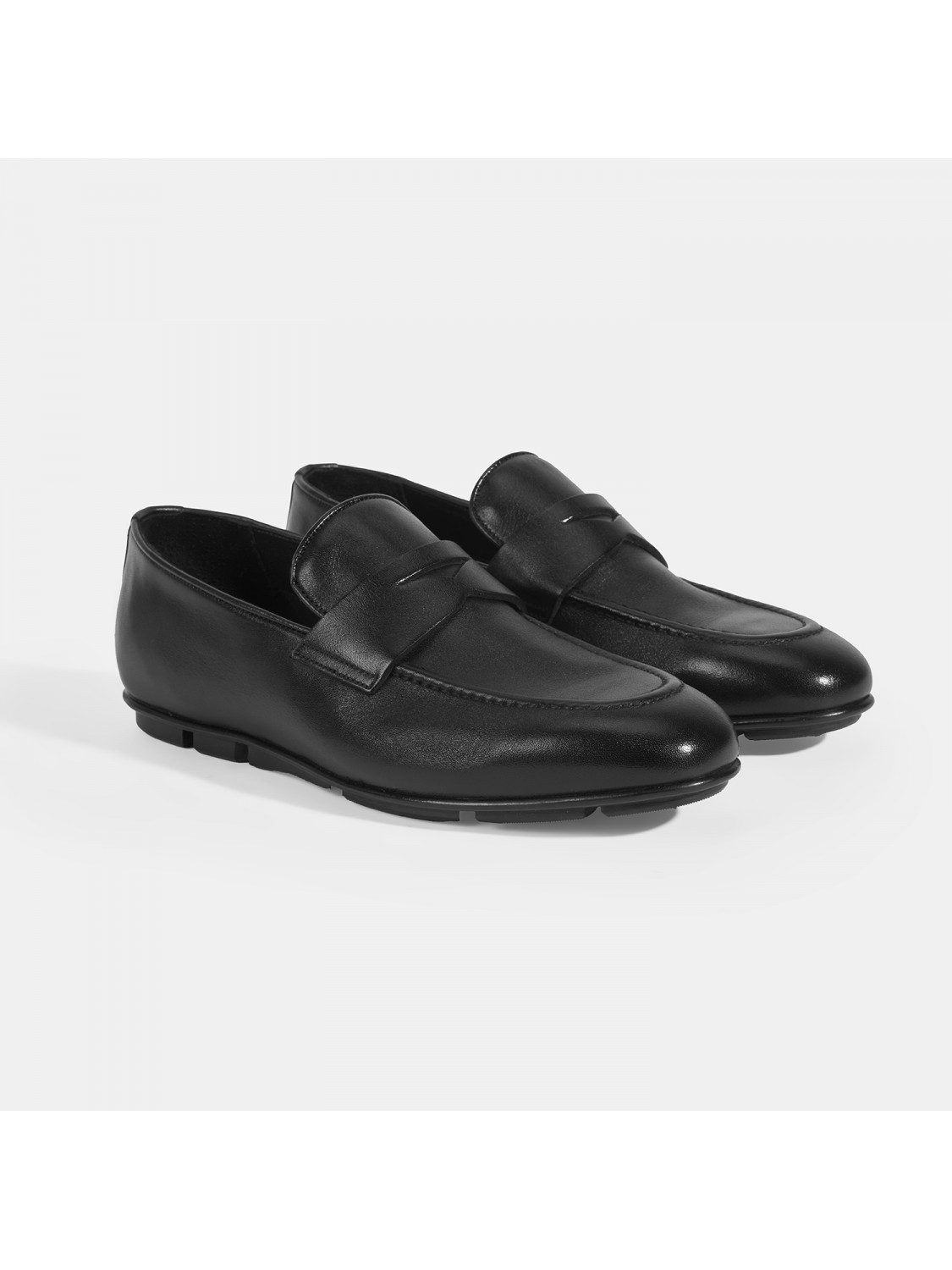Desa Herren-Lederslipper – Flacher Absatz, atmungsaktiv Sneaker günstig online kaufen