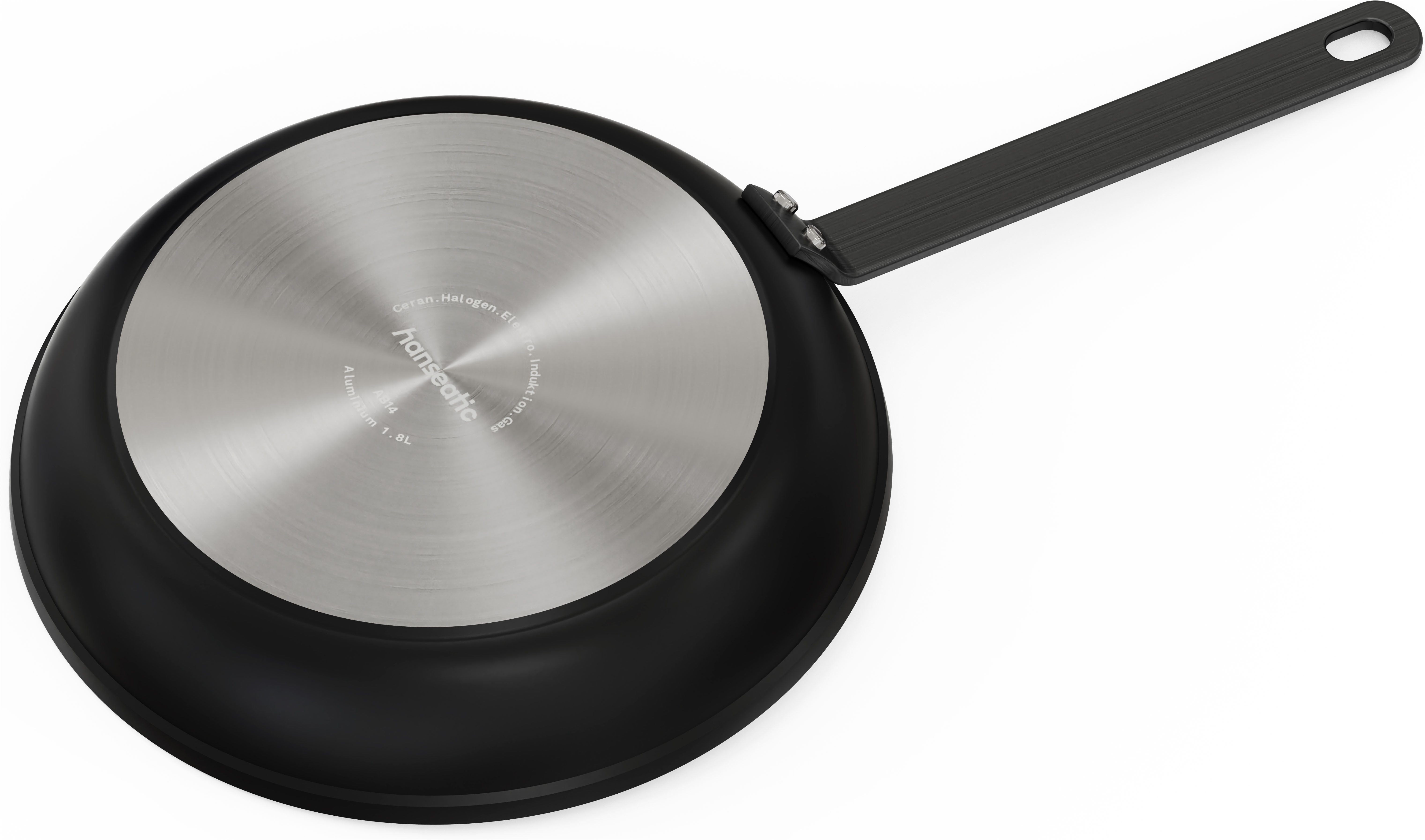 Hanseatic Bratpfanne ALU PRO, Aluminium (1-tlg), Profi Pfanne mit Antihaftbeschichtung, für alle Herdarten, Induktion – Bild 3 von 5