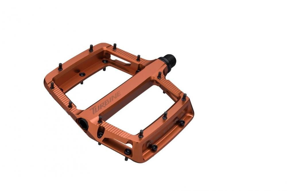 Race Face Plattformpedale Race Face Turbine Plattform-Pedal, fox orange - leichtes Performance-P