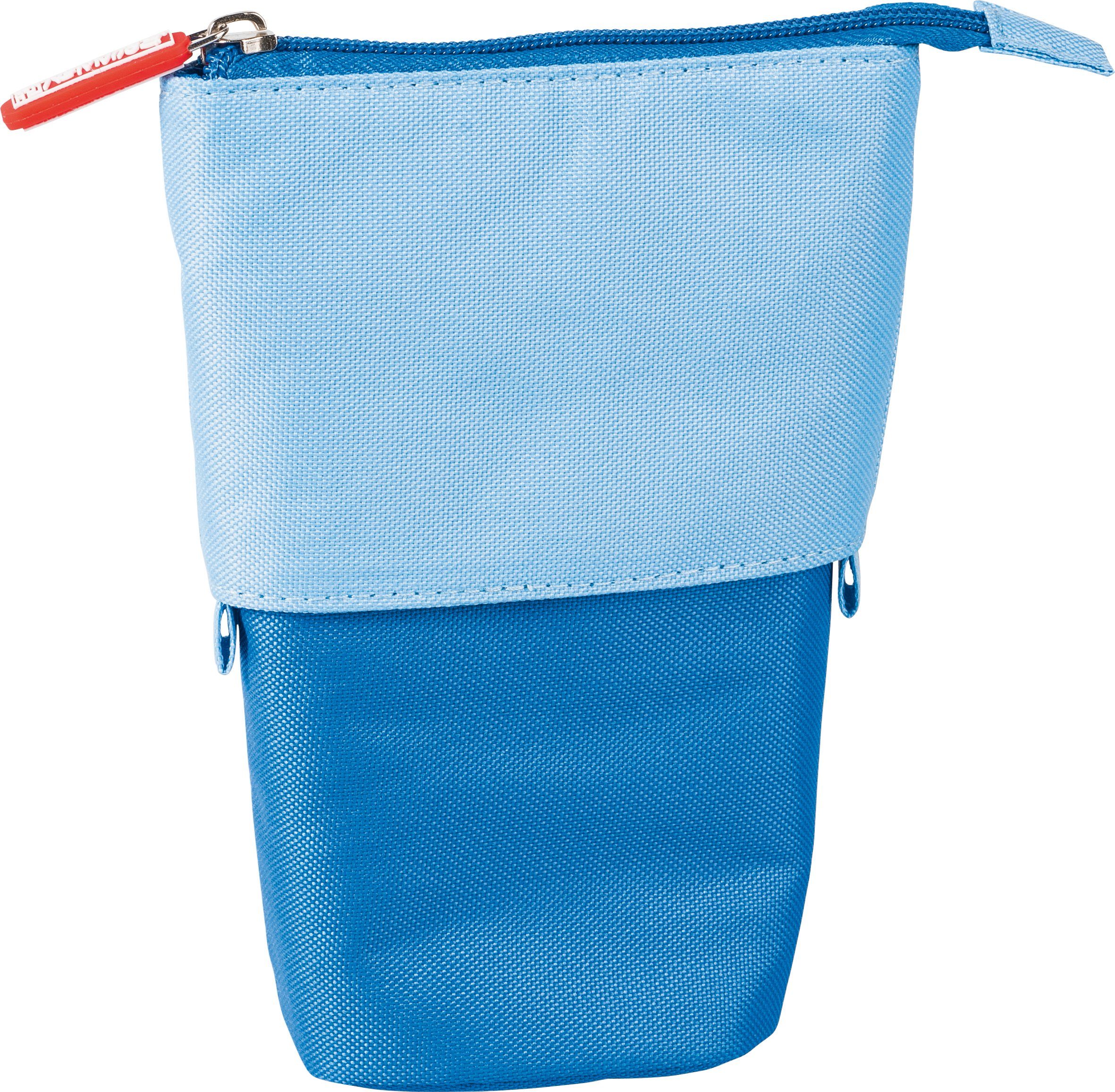 BRUNNEN Federtasche BRUNNEN 104903030 Schlampermäppchen 18 x 8 cm, gestülpt 12 cm blau