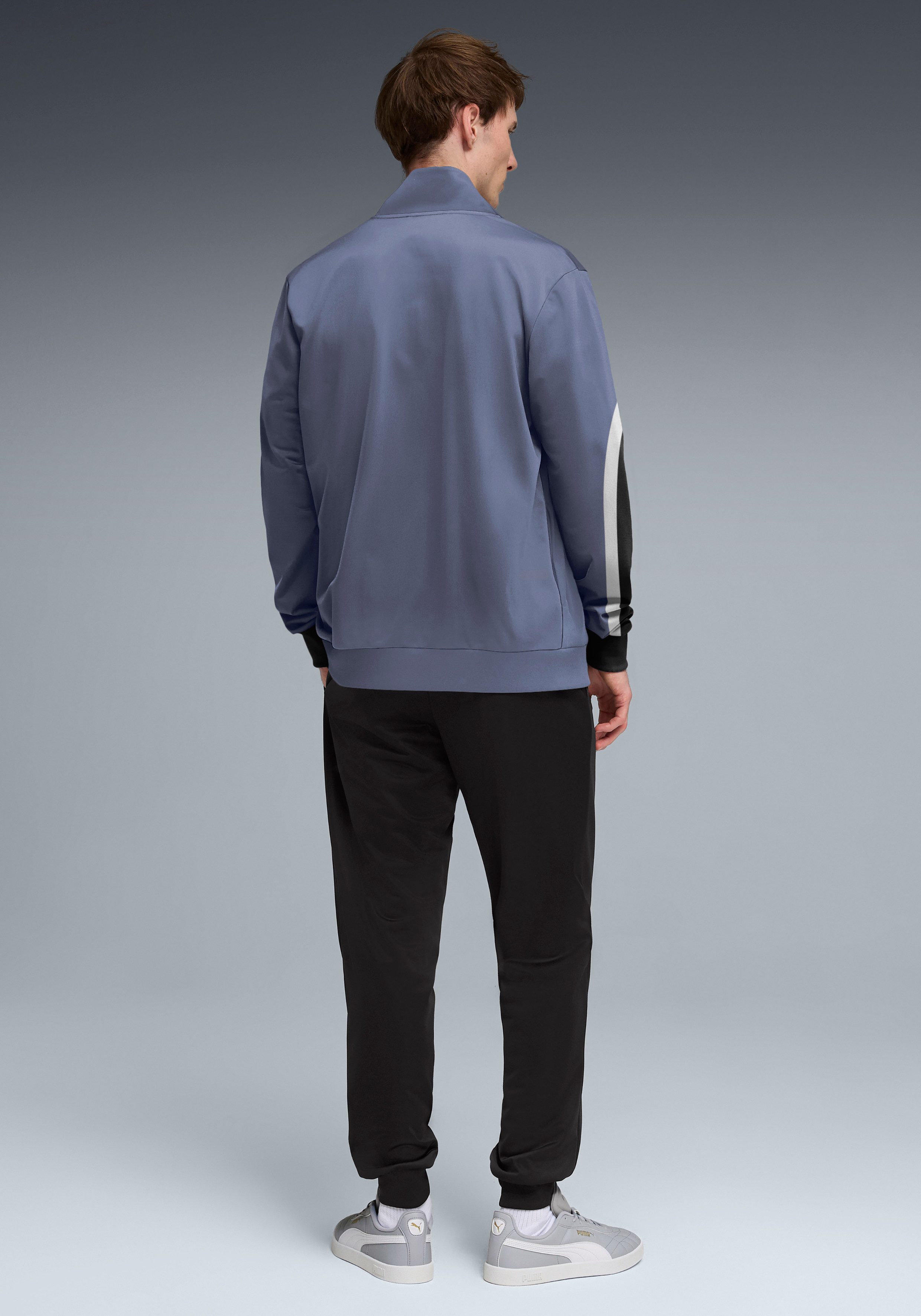 PUMA Trainingsanzug ESS BLOCK POLY SUIT (2-tlg), für entspannte Tage, für vielseitige Aktivitäten