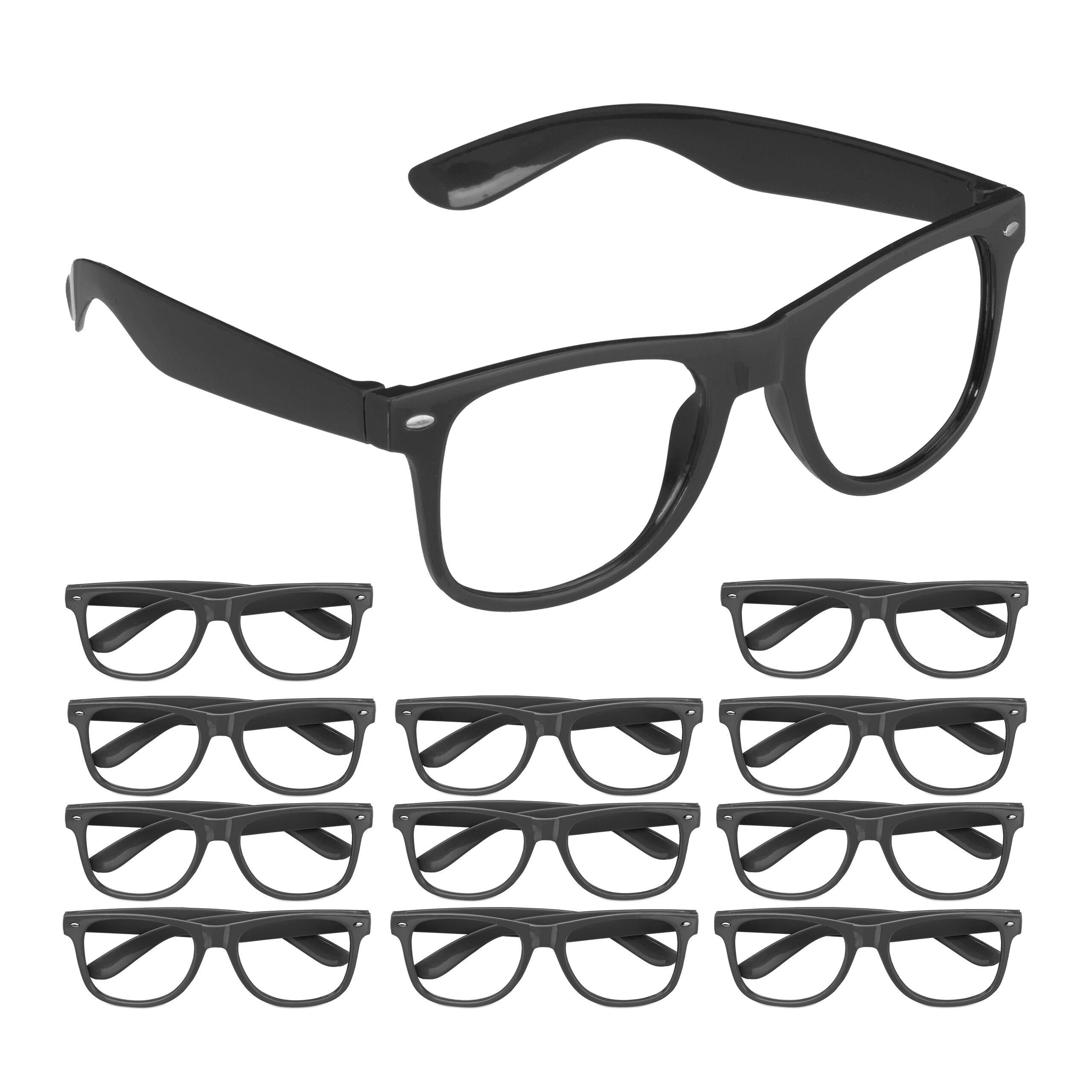 Kostüm Partybrille im 12er Set
