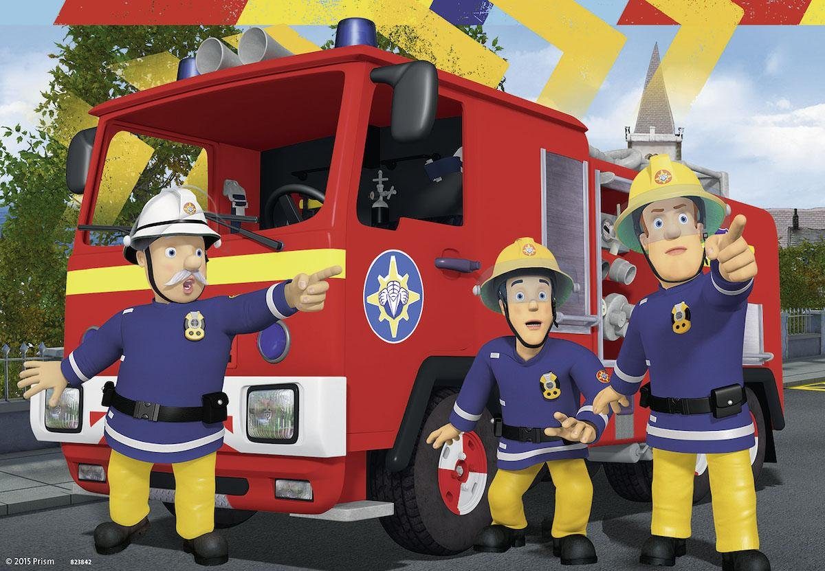 Ravensburger Puzzle Feuerwehrmann Sam, Sam hilft in der Not, 48 Puzzleteile, Made in Europe