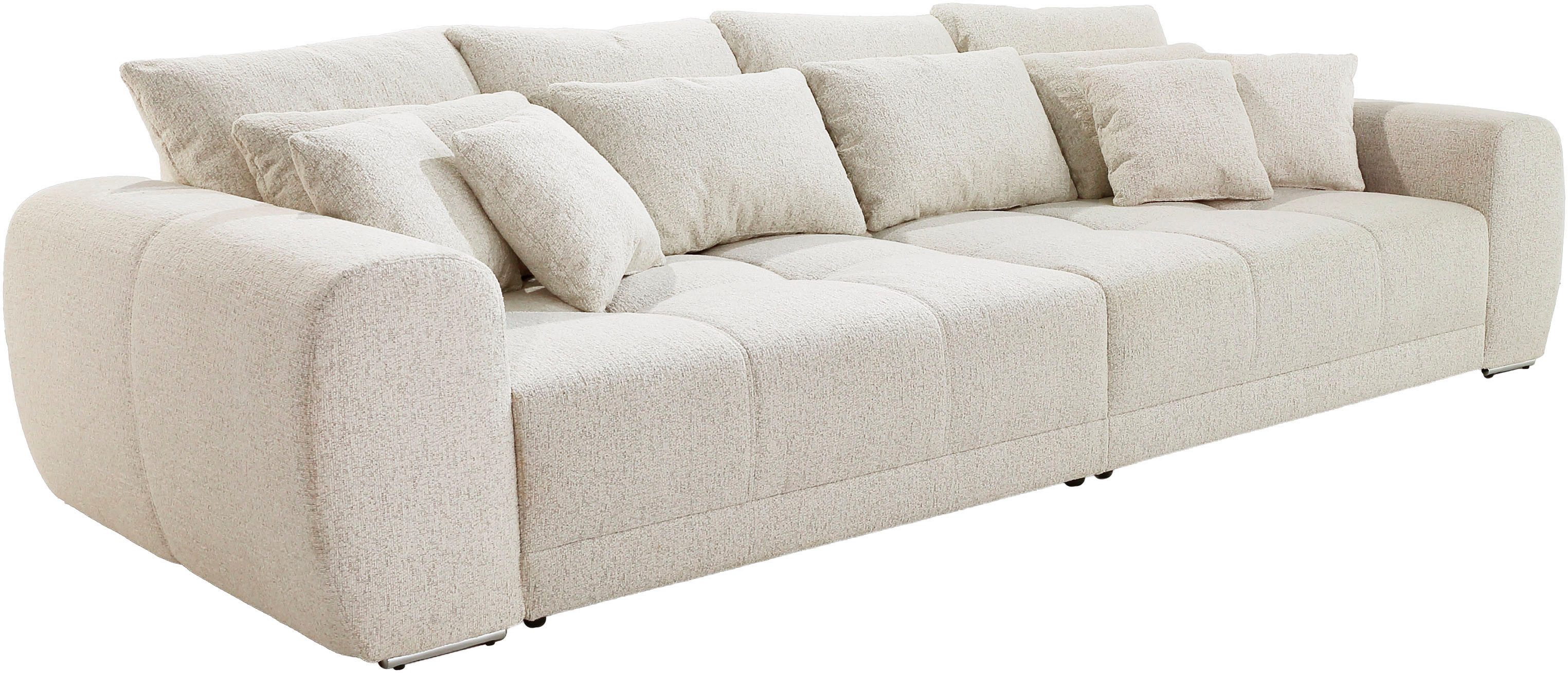 Jockenhöfer Gruppe Big-Sofa Moldau, B. 306 cm, mit Federkernpolsterung, Liegefläche 120x240 cm, Mega-Sofa im XXL-Format, Federkern, 12 Kissen