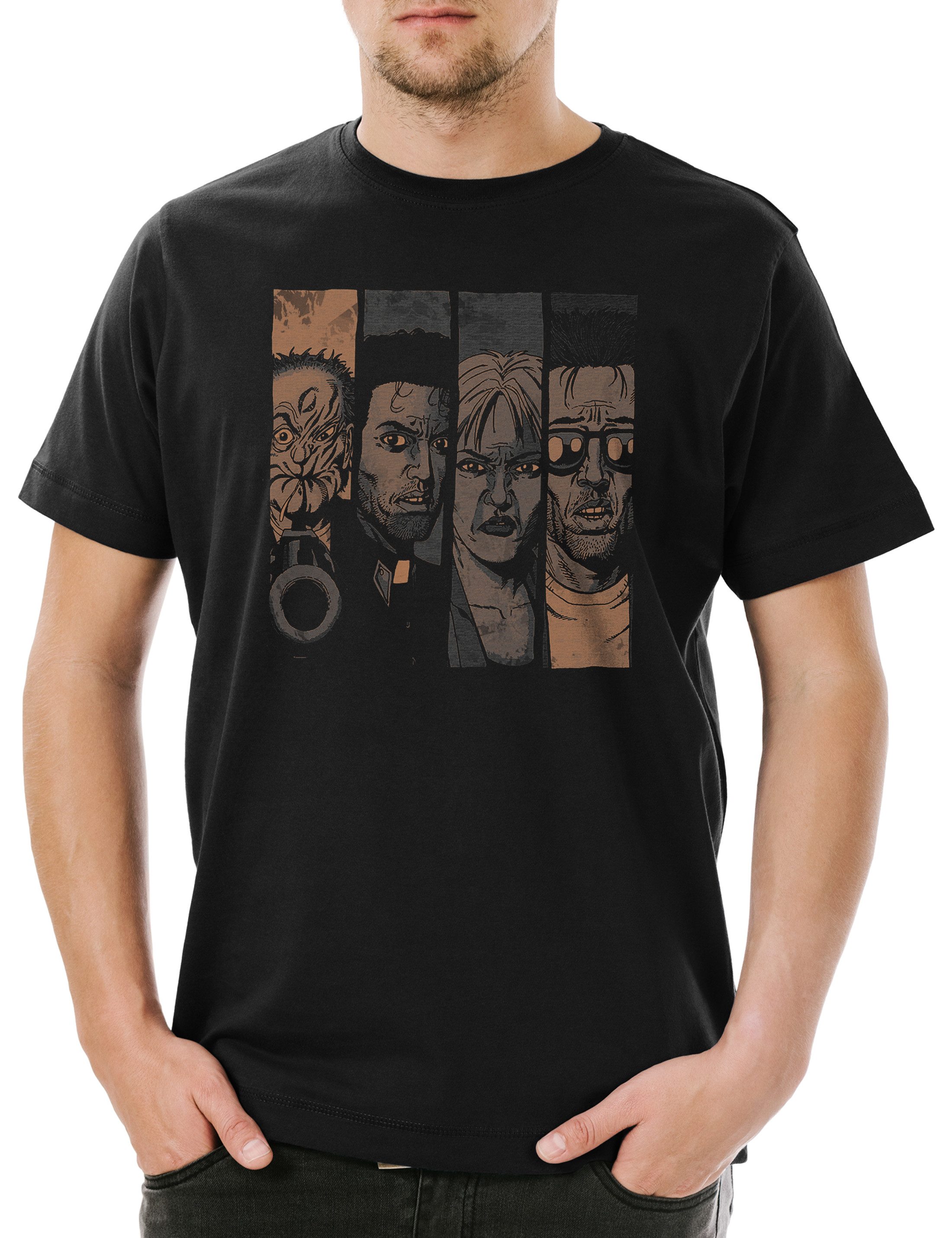 Print-Shirt Annville Characters Herren T-Shirt Jesse Comic Preacher Cassidy Custer