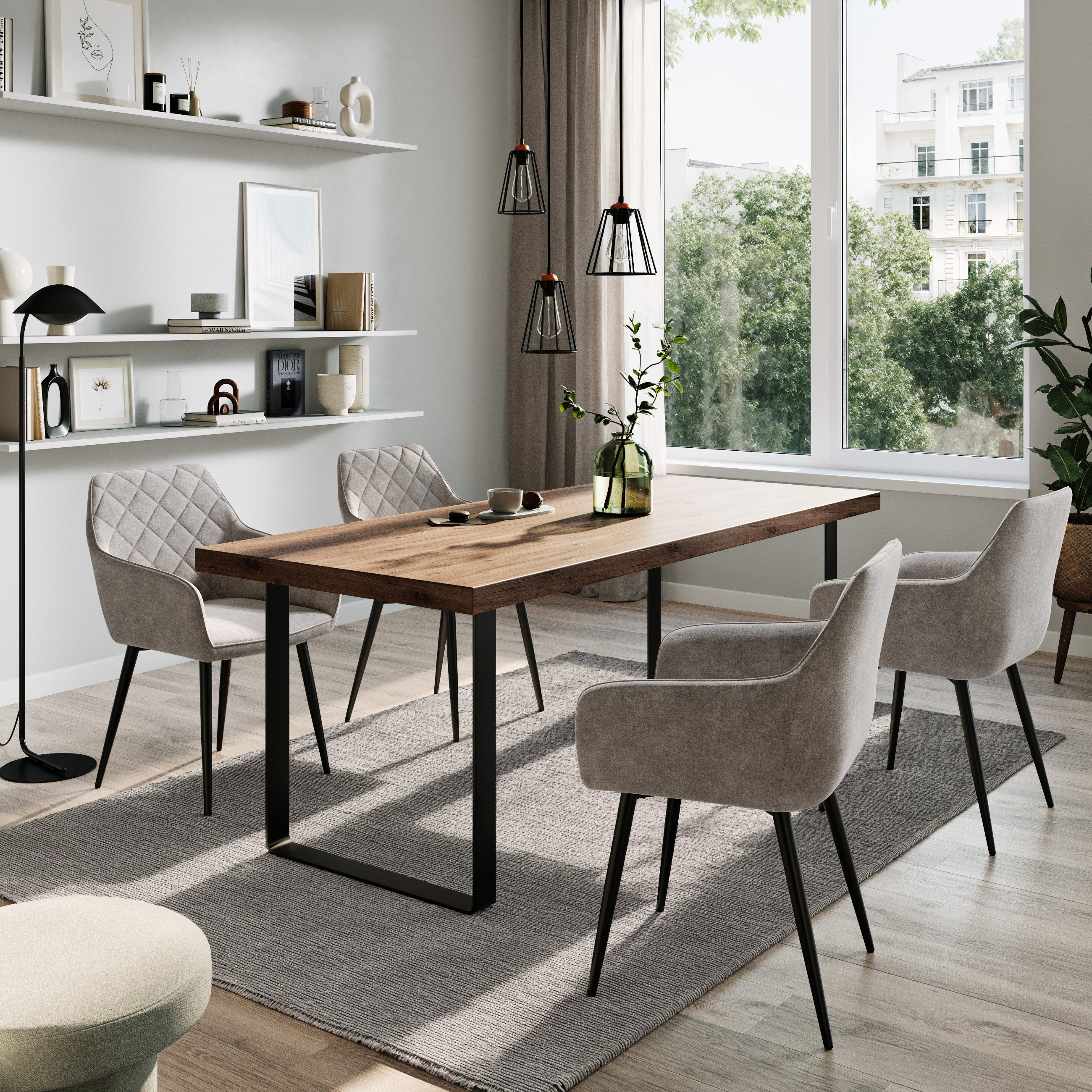Home Collective Esszimmerstuhl Küchenstuhl Bürostuhl aus günstig online kaufen