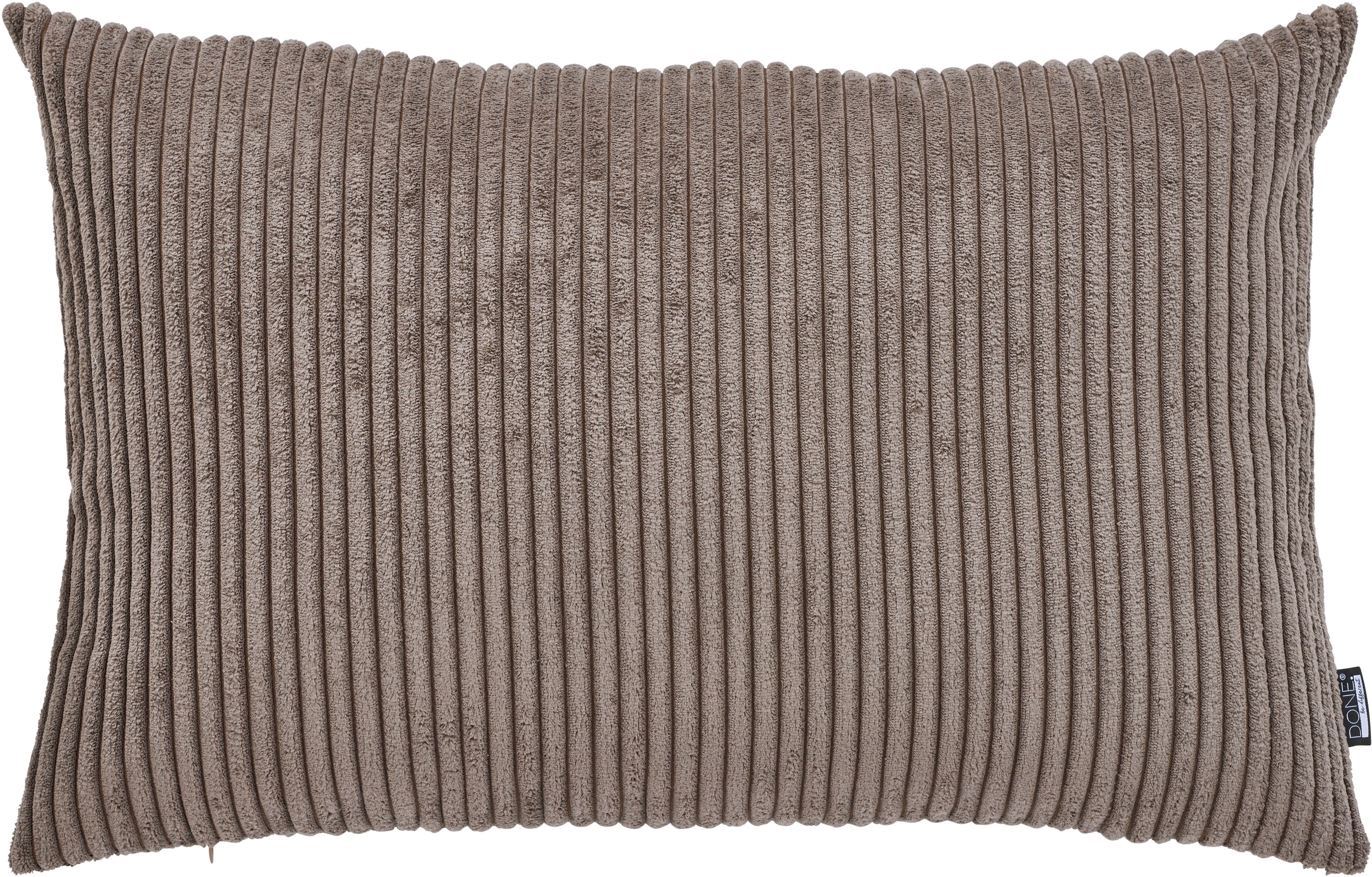 done.® Dekokissen Zoom, Kissenhülle aus modernem Cordstoff