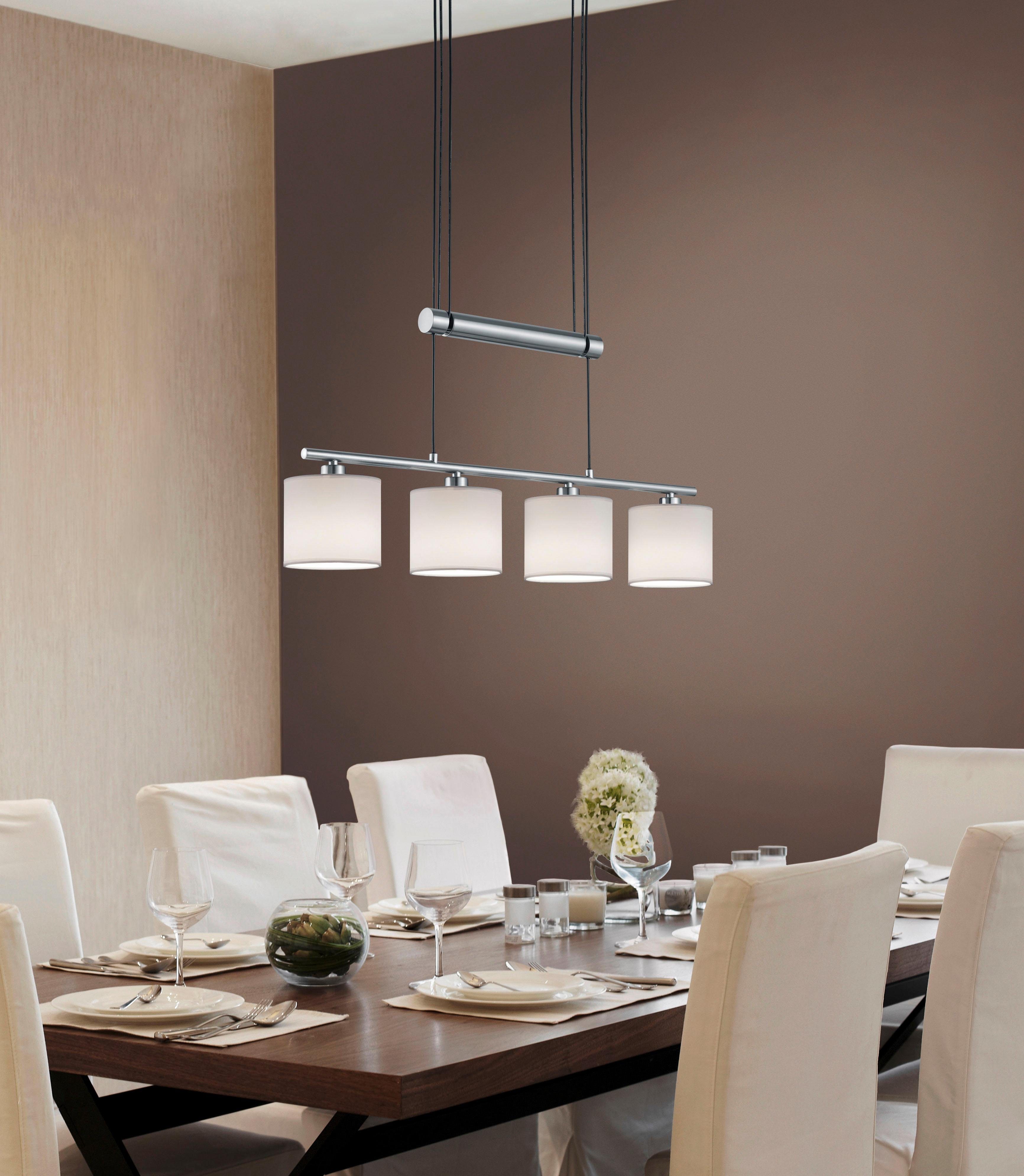 TRIO Leuchten Pendelleuchte Garda, Seilzugmechanismus, Hängelampe, Hängeleu günstig online kaufen