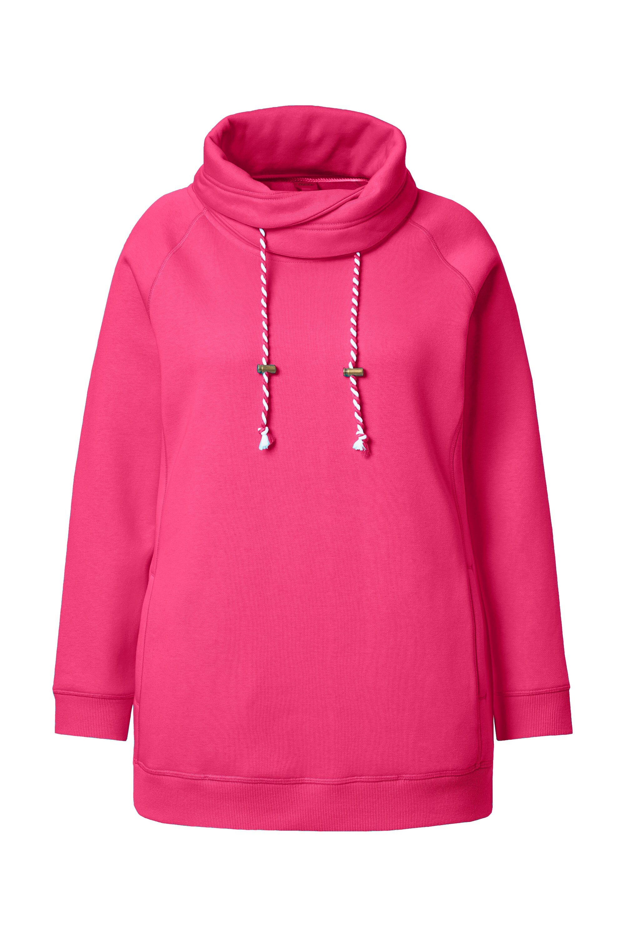 Ulla Popken Sweatshirt Bis 64 Sweatshirt mit Stehkragen Pullover günstig online kaufen