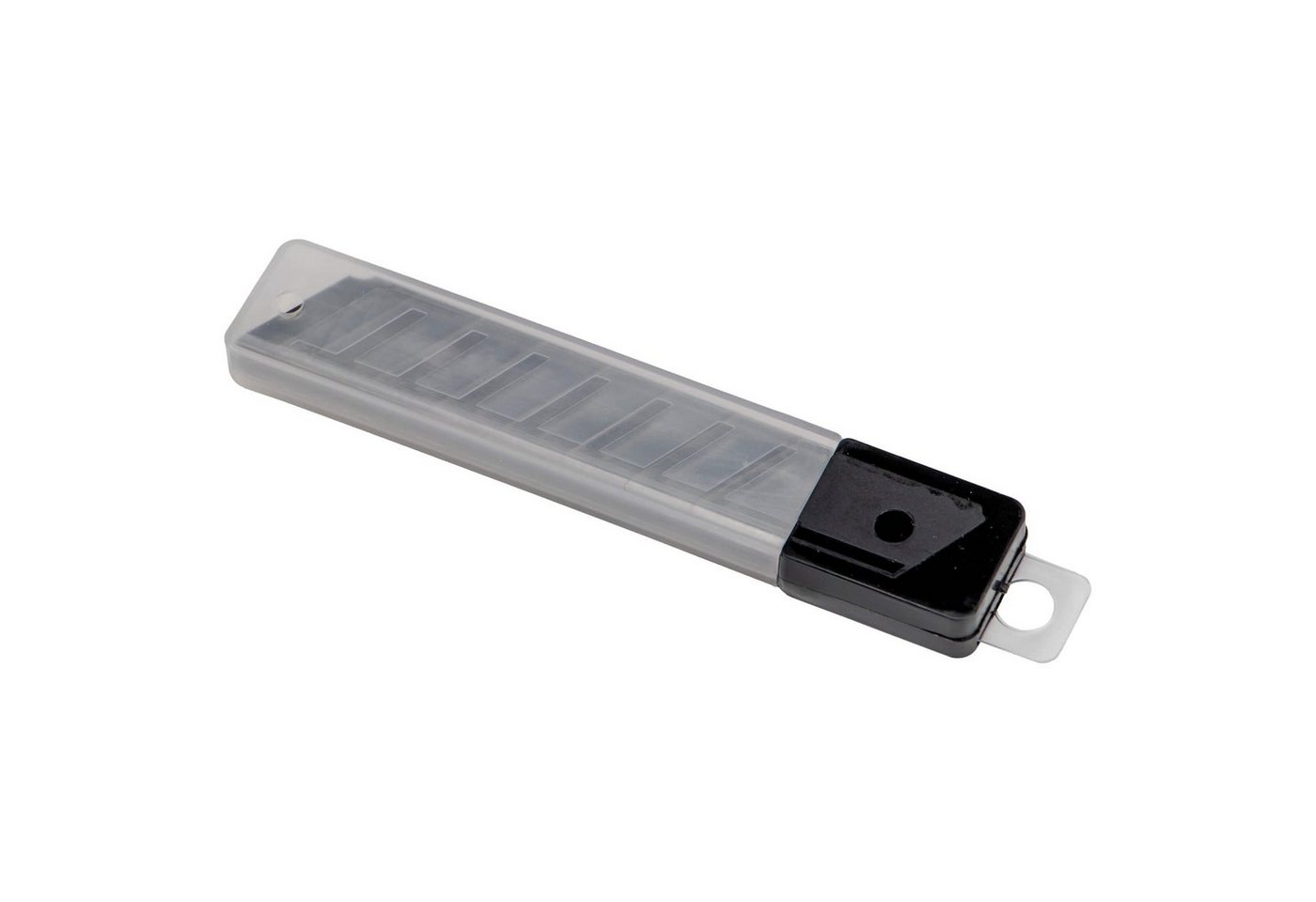 Thumbnail - ChiliTec Cuttermesser Cuttermesser Ersatz Abbrechklingen 18mm (10 Stück) im Köcher, Klinge: 1,8 cm, (10-tlg), Cutterklin...