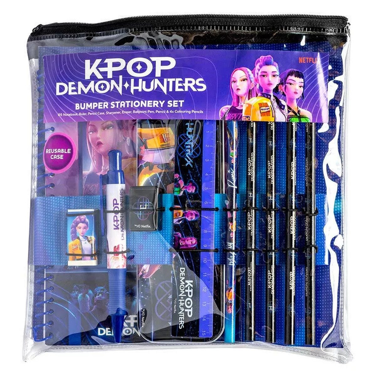 K-Pop Demon Hunters Kreativset K-pop Demon Hunters Stars A5 Schreibwarenset