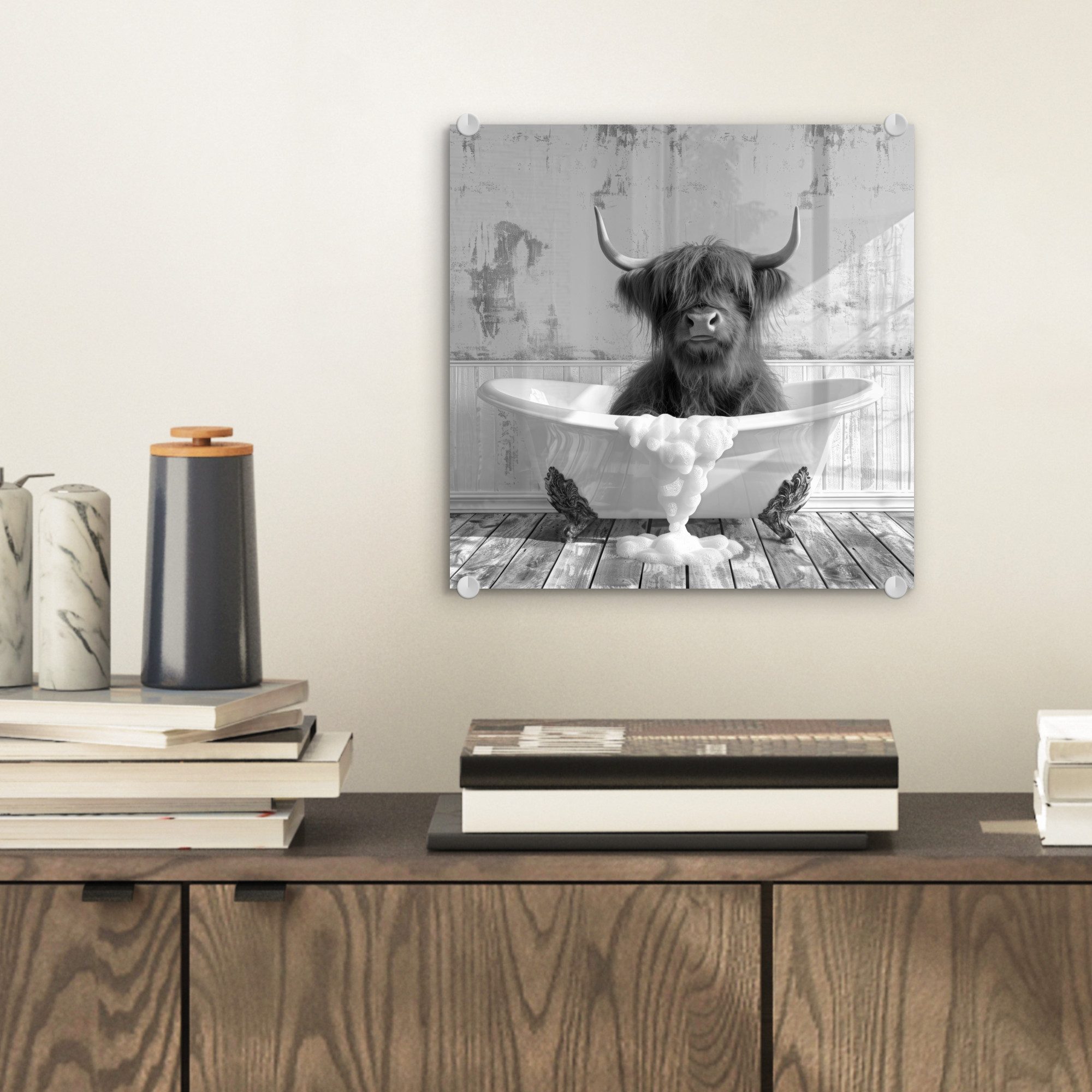 MuchoWow Acrylglasbild Scottish Highlander - Tier günstig online kaufen