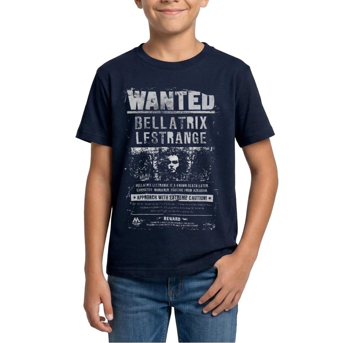 T-Shirt Harry Potter Bellatrix Lestrange Wanted Poster Teenager T-Shirt