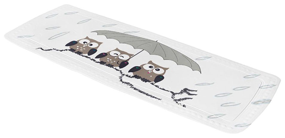 Kleine Wolke Wanneneinlage Eule, B: 36 cm, L: 92 cm