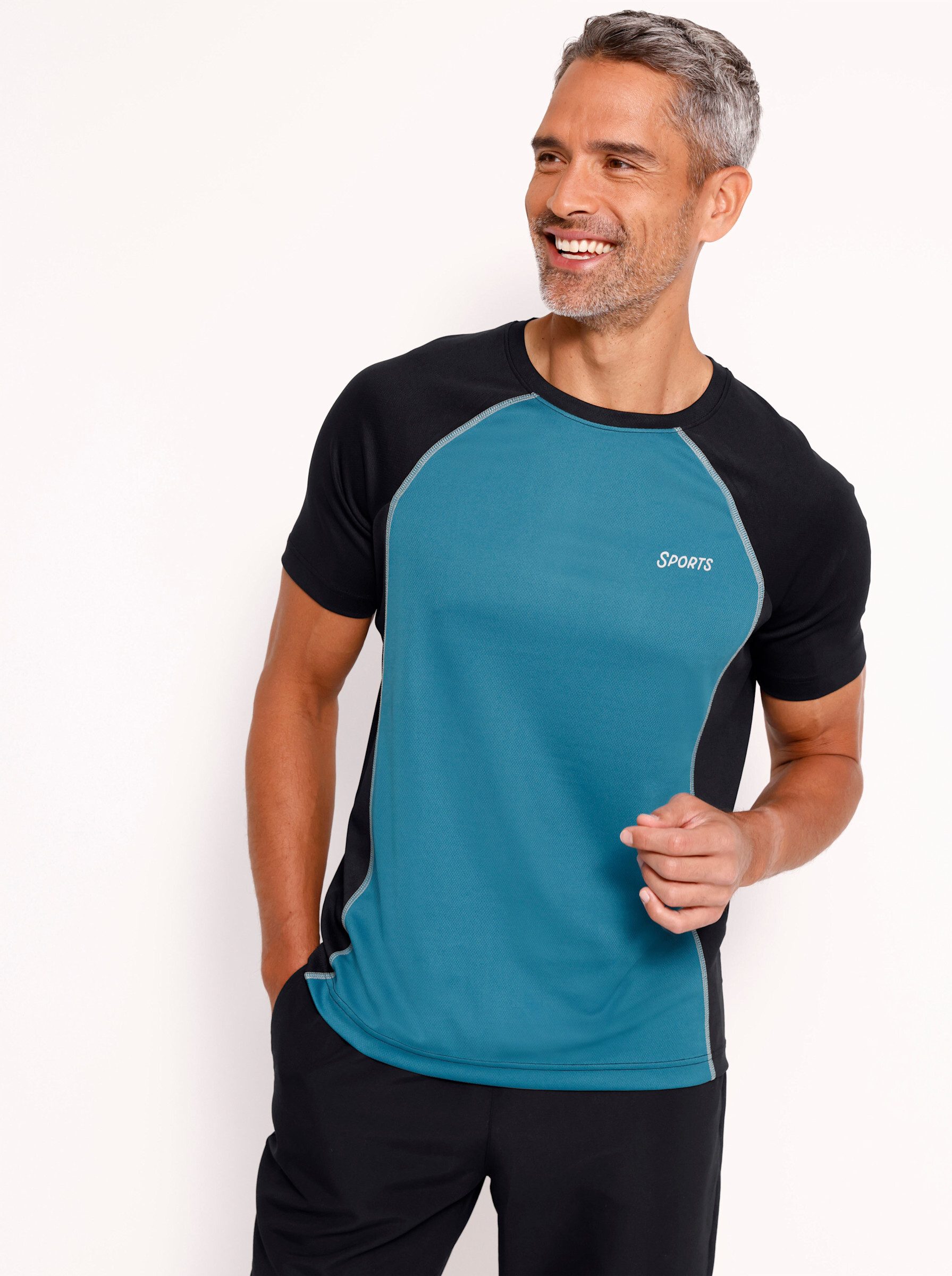 Sieh an! T-Shirt Sportshirt Kurzarm
