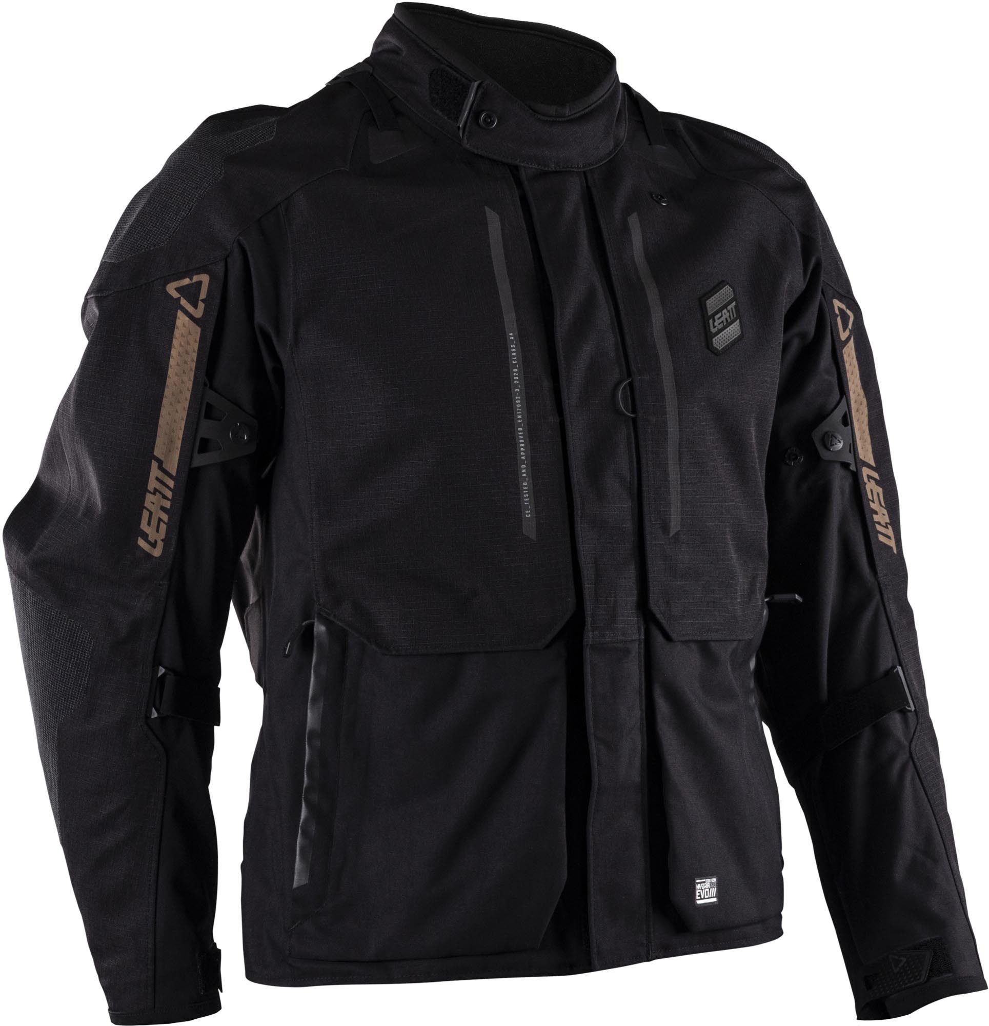 Leatt Motorradjacke ADV DriTour 5.5 Short wasserdichte Motorrad Textiljacke Rückenprotektor enthalten,Brustprotektor vorbereitet,Verbindungsr