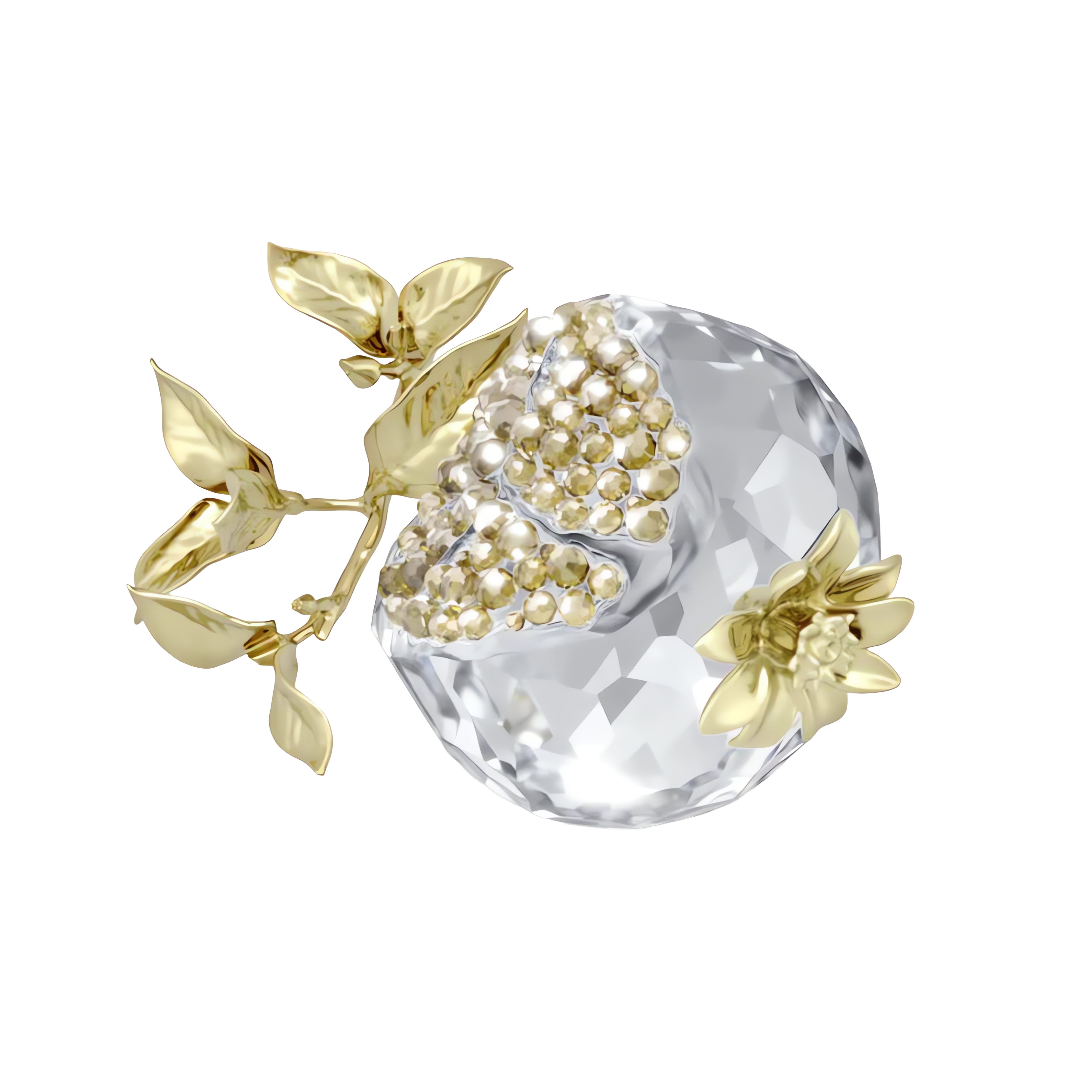 Swarovski Dekofigur Kristallfigur Sammelfigur Idyllia Granatapfel, günstig online kaufen