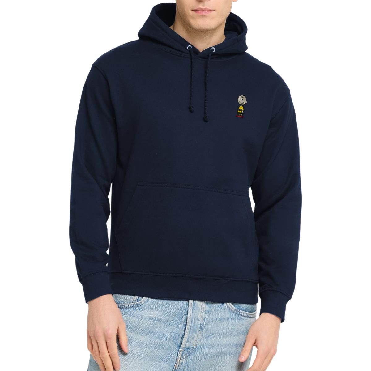 Spreadshirt Hoodie Peanuts Charlie Brown Als Stickmotiv Unisex Hoodie (1-tlg)