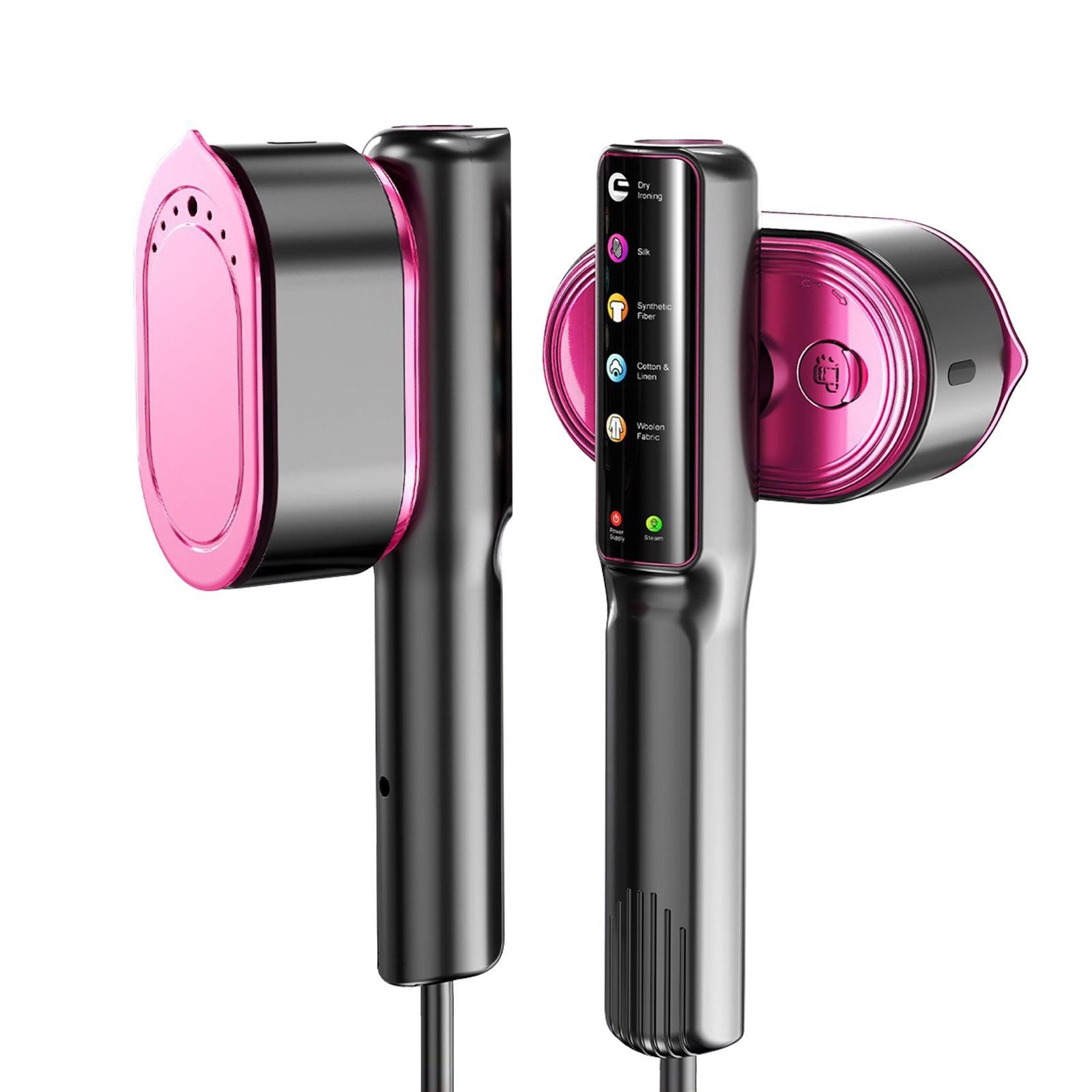 AOMIAO Dampfbügeleisen für Kleidung, Dampfglätter 110ml Wassertank, Aufheizung in 20 Sekunden, 1200 W, Reisebügeleisen, 4 Stoffmodi, LCD-Display, Trocken- & Dampfbügeleisen von AOMIAO
