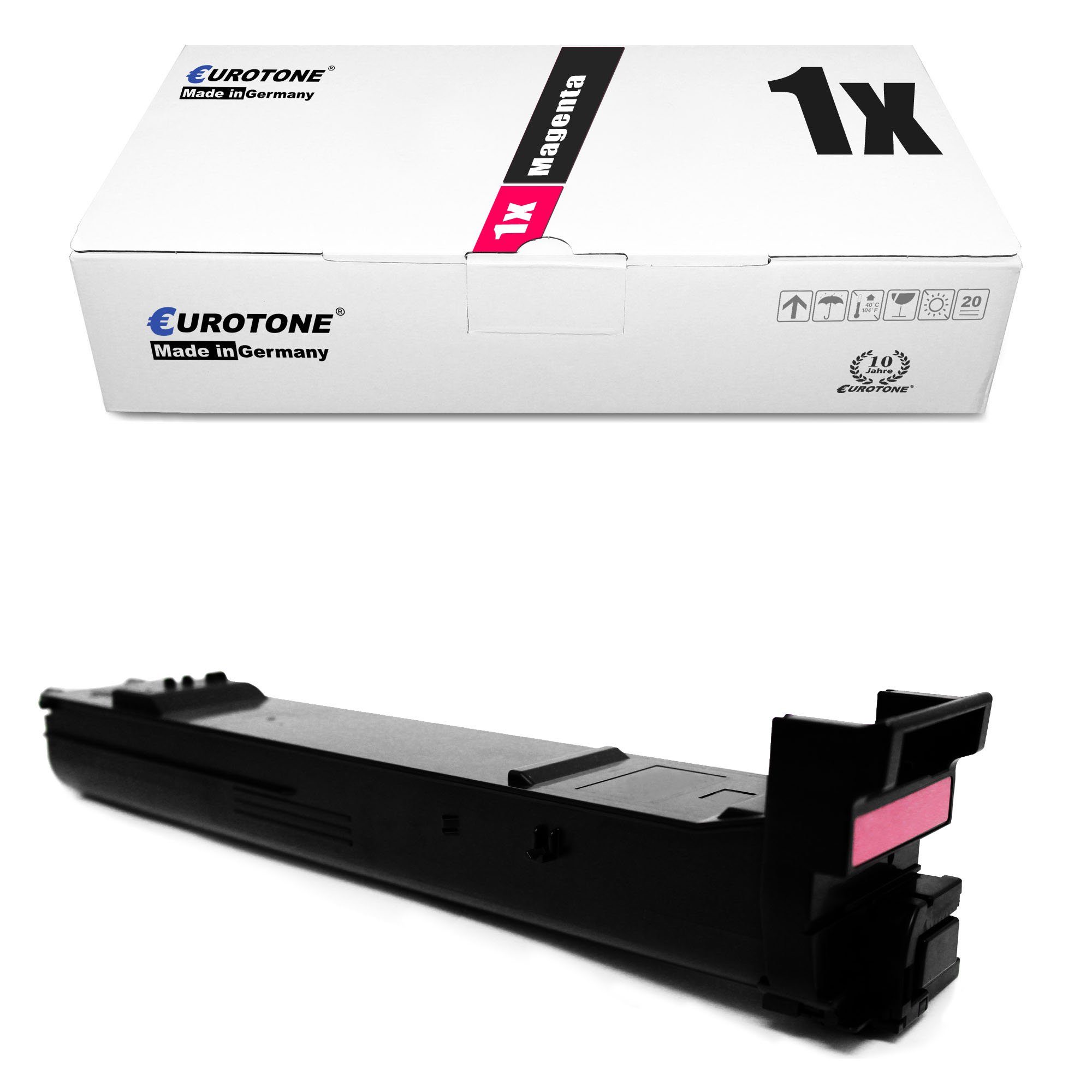 Eurotone Tonerkartusche Toner ersetzt Konica Minolta A0DK353 TN318 Magenta