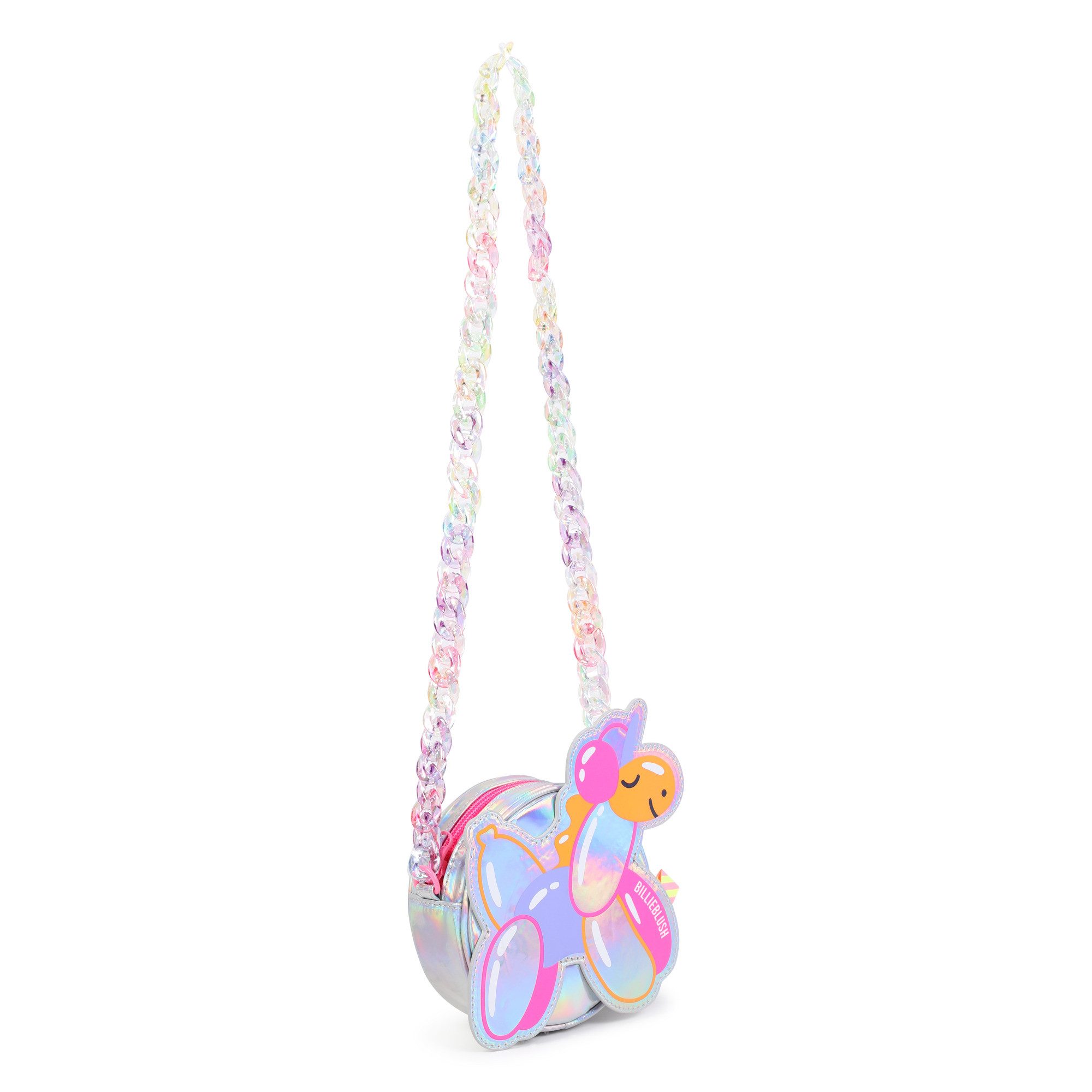 Billieblush Handtasche Billieblush Ballon-Tasche in silber mit Einhornmotiv