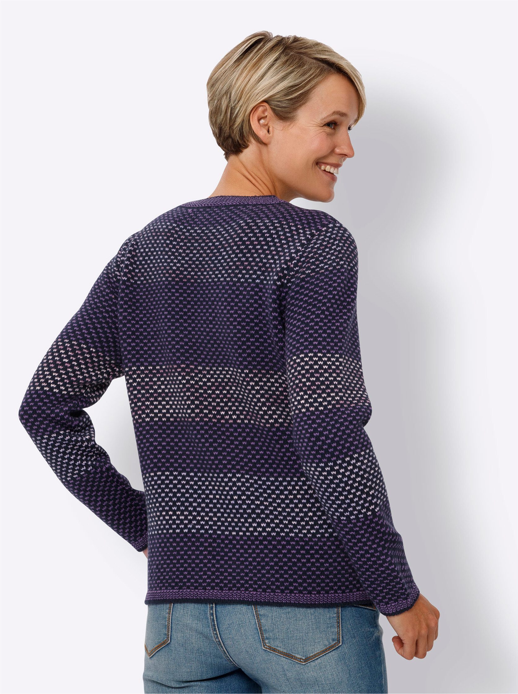 Sieh an! Strickpullover Langarm-Pullover günstig online kaufen