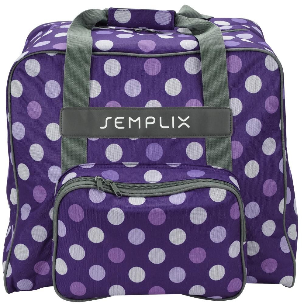Nähmaschinentasche - Overlock-/Coverlock mascvhinen-Tasche Polka Dots