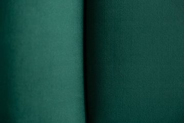riess-ambiente Sitzbank SCARLETT 90cm smaragdgrün (Einzelartikel, 1-St), Flur · Samt · Metall · Schlafzimmer · Retro Design