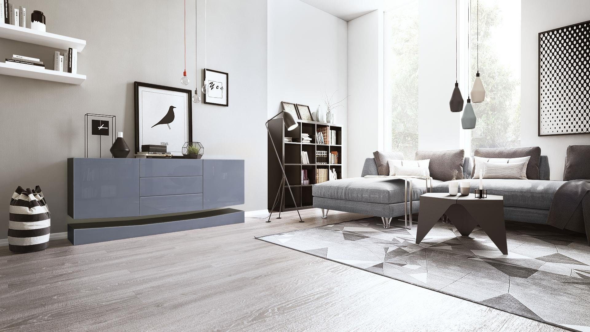 Vladon Sideboard City (Kommode, mit 2 günstig online kaufen