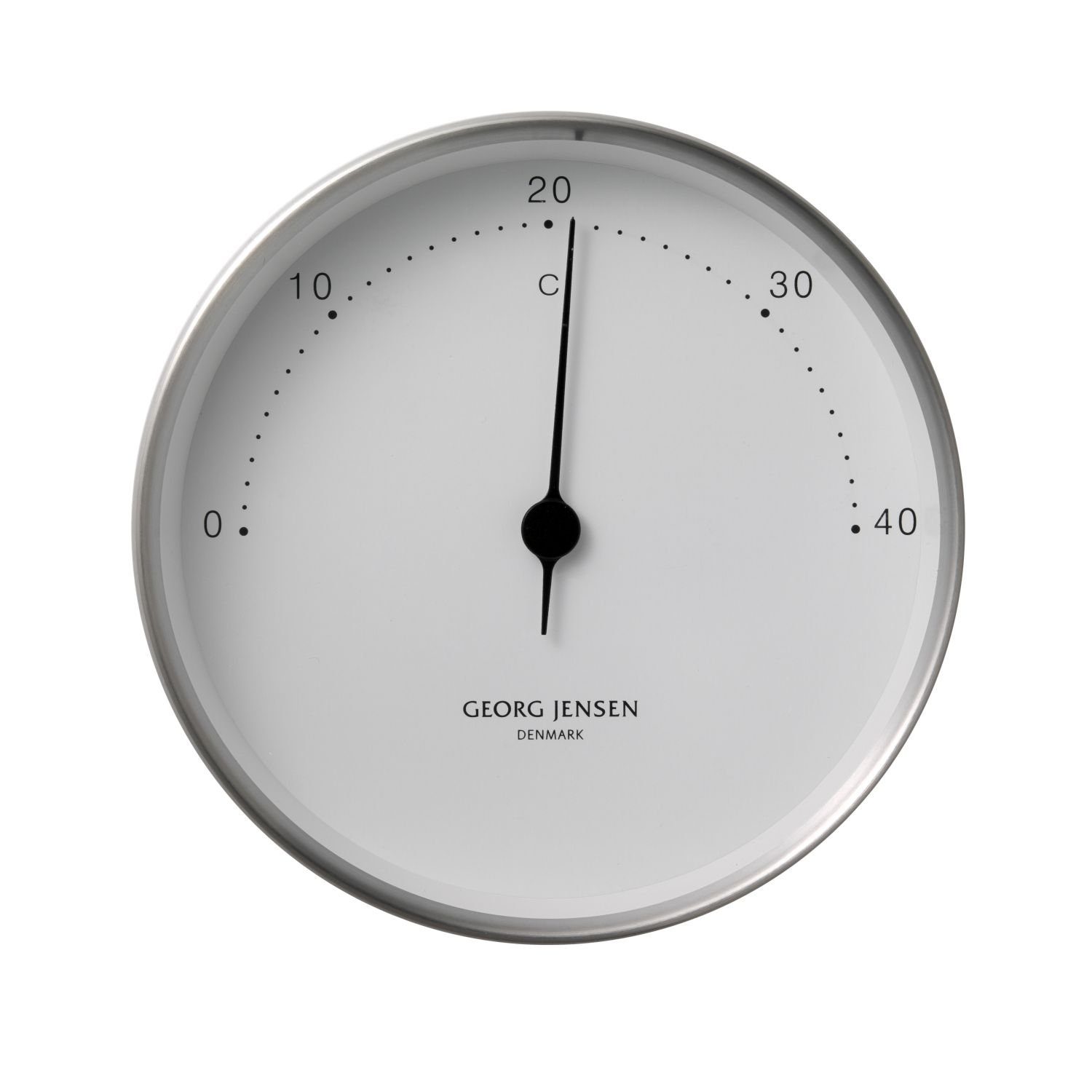 Georg Jensen Raumthermometer Koppel Edelstahl 10 cm