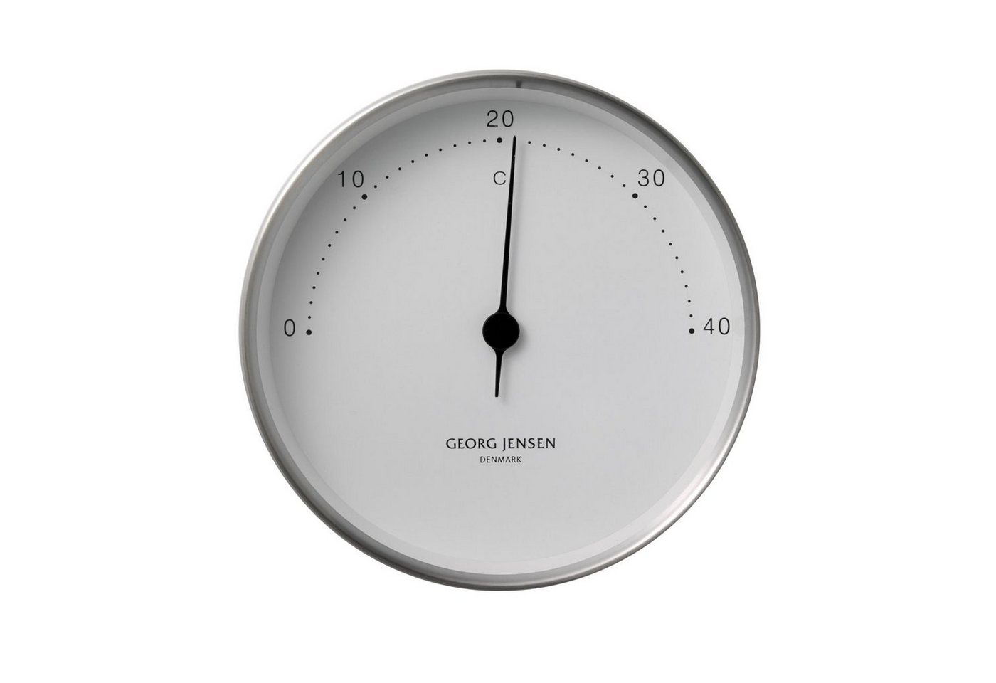 Georg Jensen Raumthermometer Koppel Edelstahl 10 cm