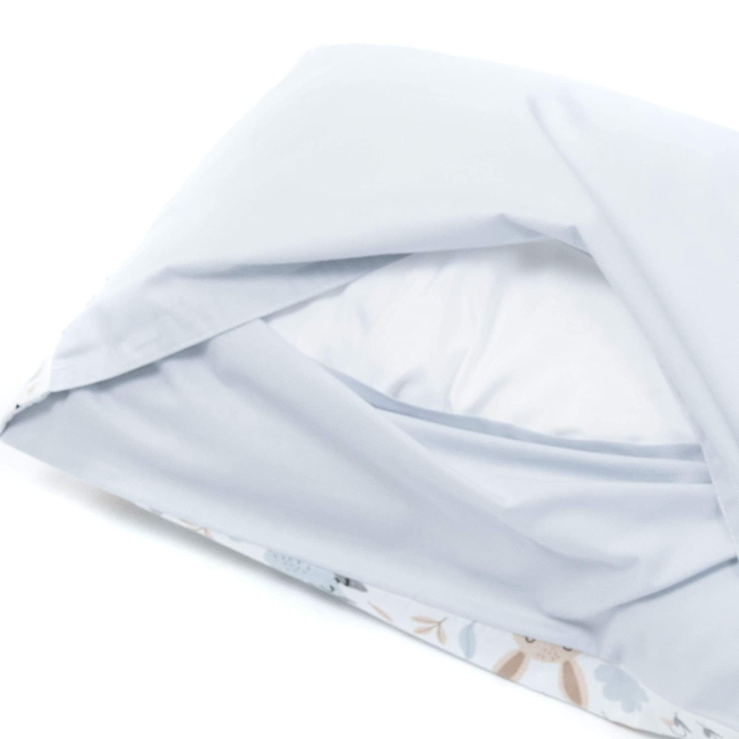 Amilian Kinderbettwäsche 100x135 - Bettwäsche Kinder - Kopfkissenbezug 40x60 cm Babybettwäsche, 2 teilig, 100% Baumwolle, für Mädchen und Jungen – Bild 5 von 5