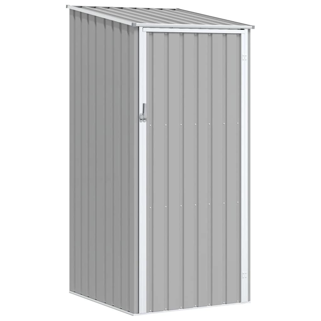 furnicato Gartenhaus verzinkter Stahl 87x98x148/159 cm Grau