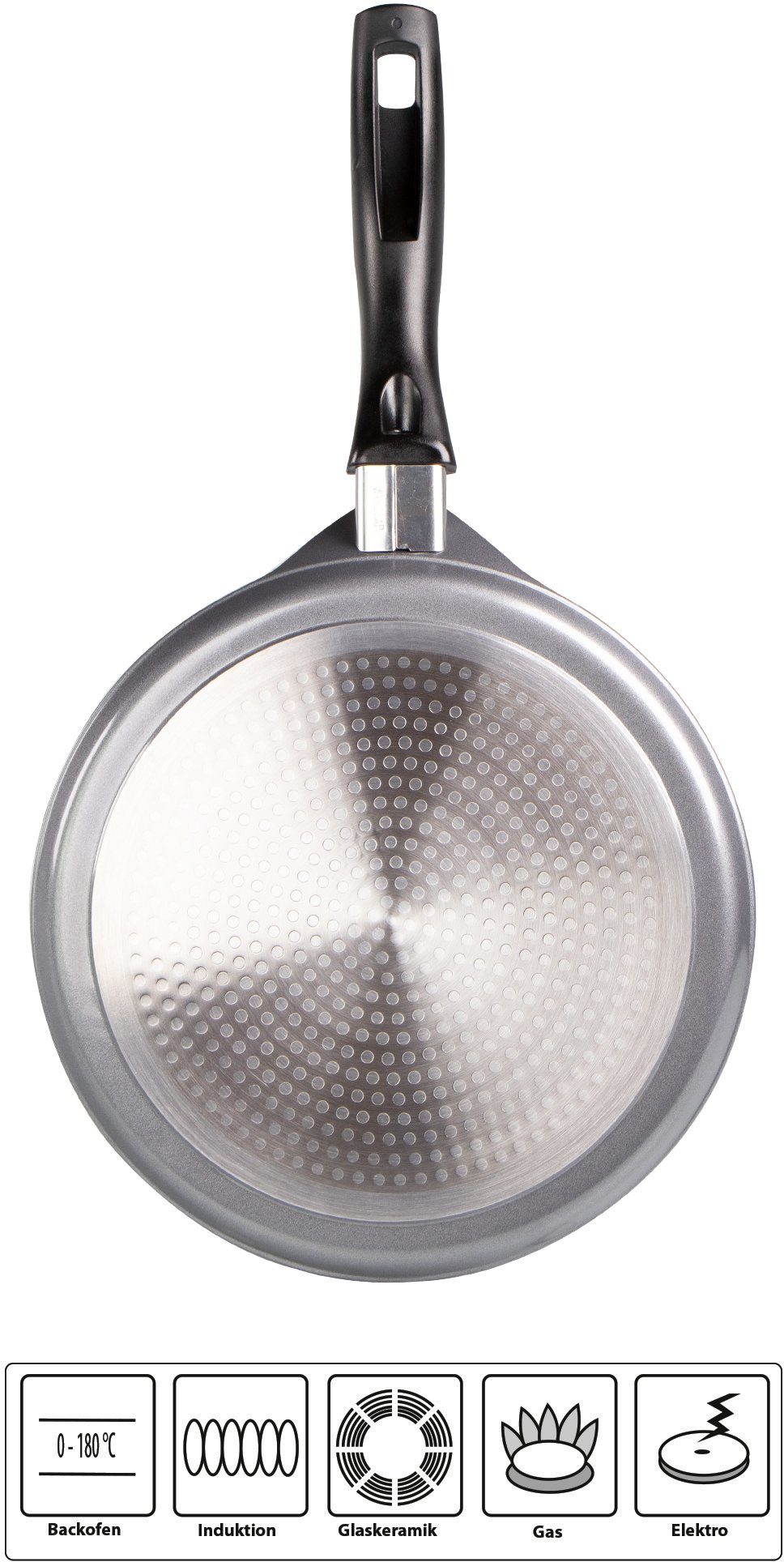 Image of STONELINE Crêpepfanne, Aluminiumguss, Ø 25 cm, Induktion, mit Teigverteiler