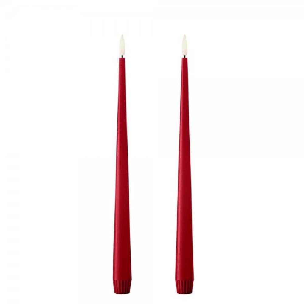 ester & erik LED-Kerze LED Spitzkerze Taper Candle Winter Berry (30cm) (2-teilig)