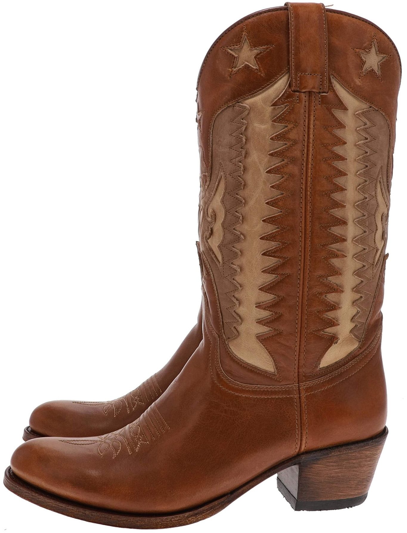 Sendra Boots DEBORA 14144 Braun Cowboystiefel Damen Lederstiefel