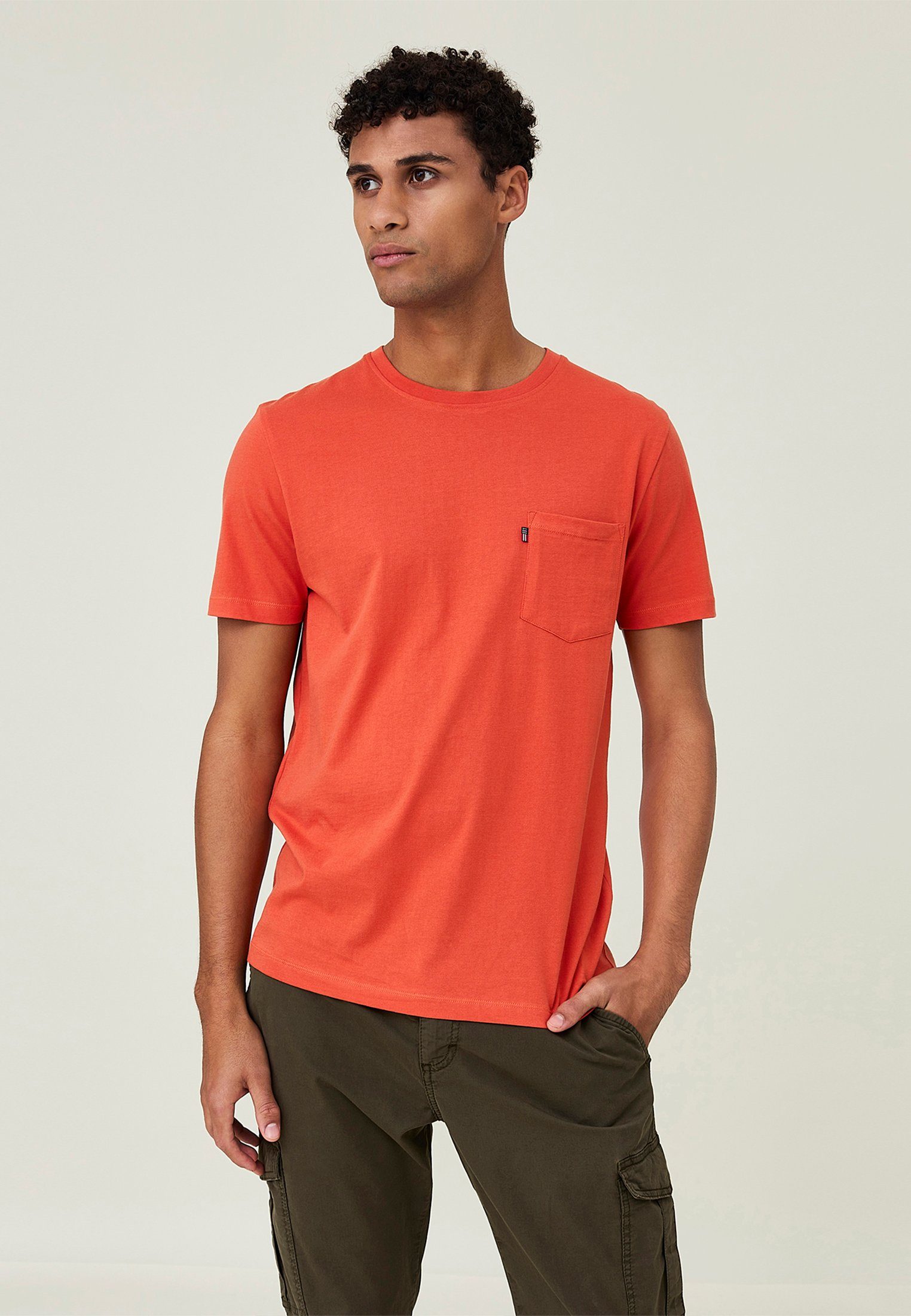 Lexington T-Shirt Travis Organic Cotton orange
