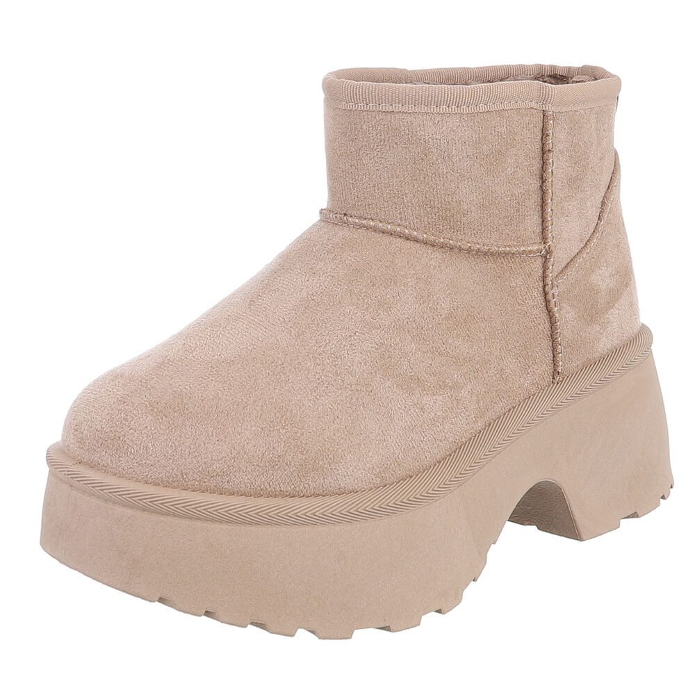 Ital-Design Plattform Ankle Boots für Damen – Stilvoll & Bequem Snowboots ( günstig online kaufen