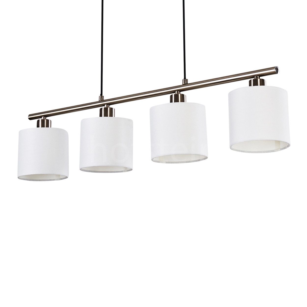 hofstein Pendelleuchte »Costa« 4-flammige Hängelampe aus Metall in Nickel m günstig online kaufen